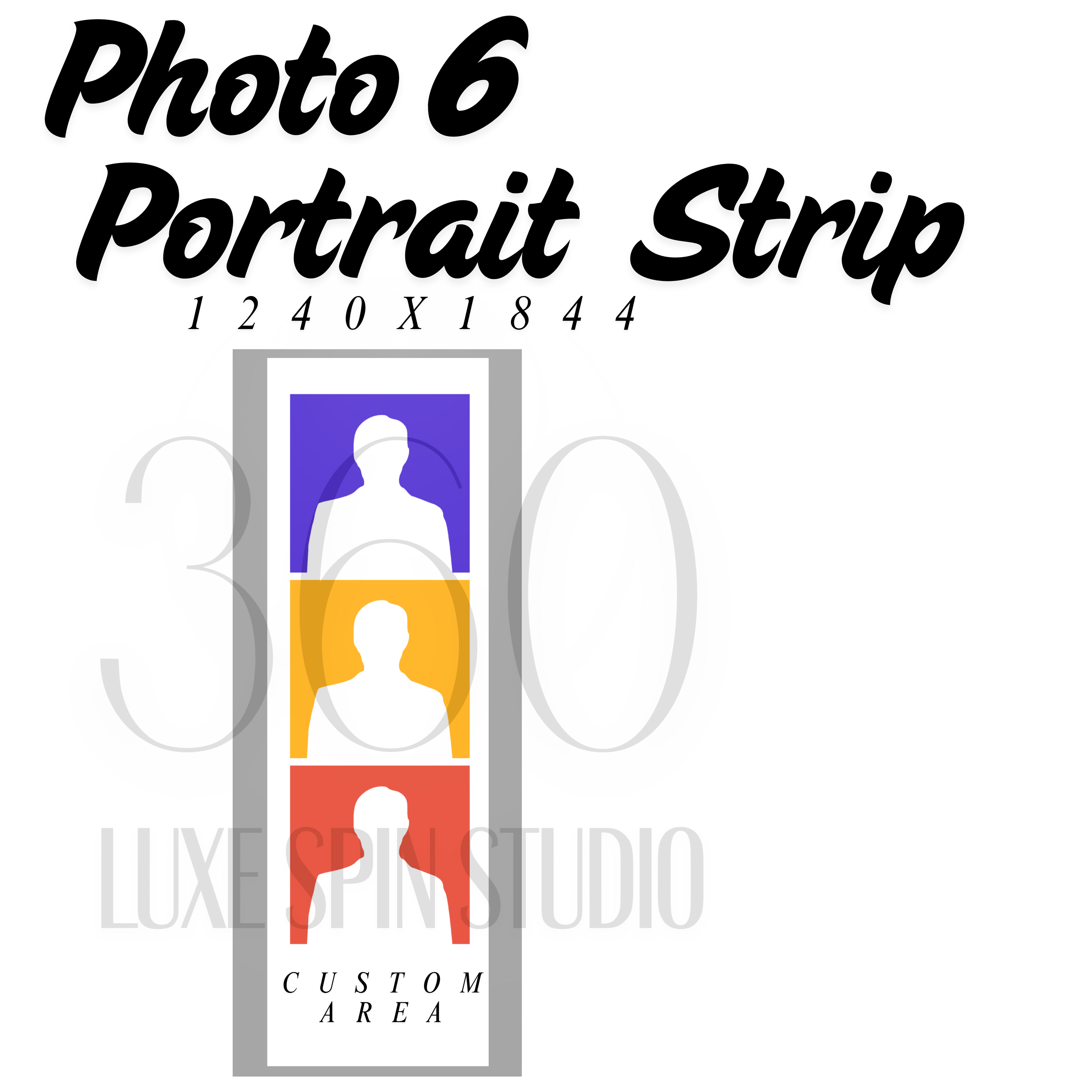 Vintage Oak Booth PhotoBooth Template