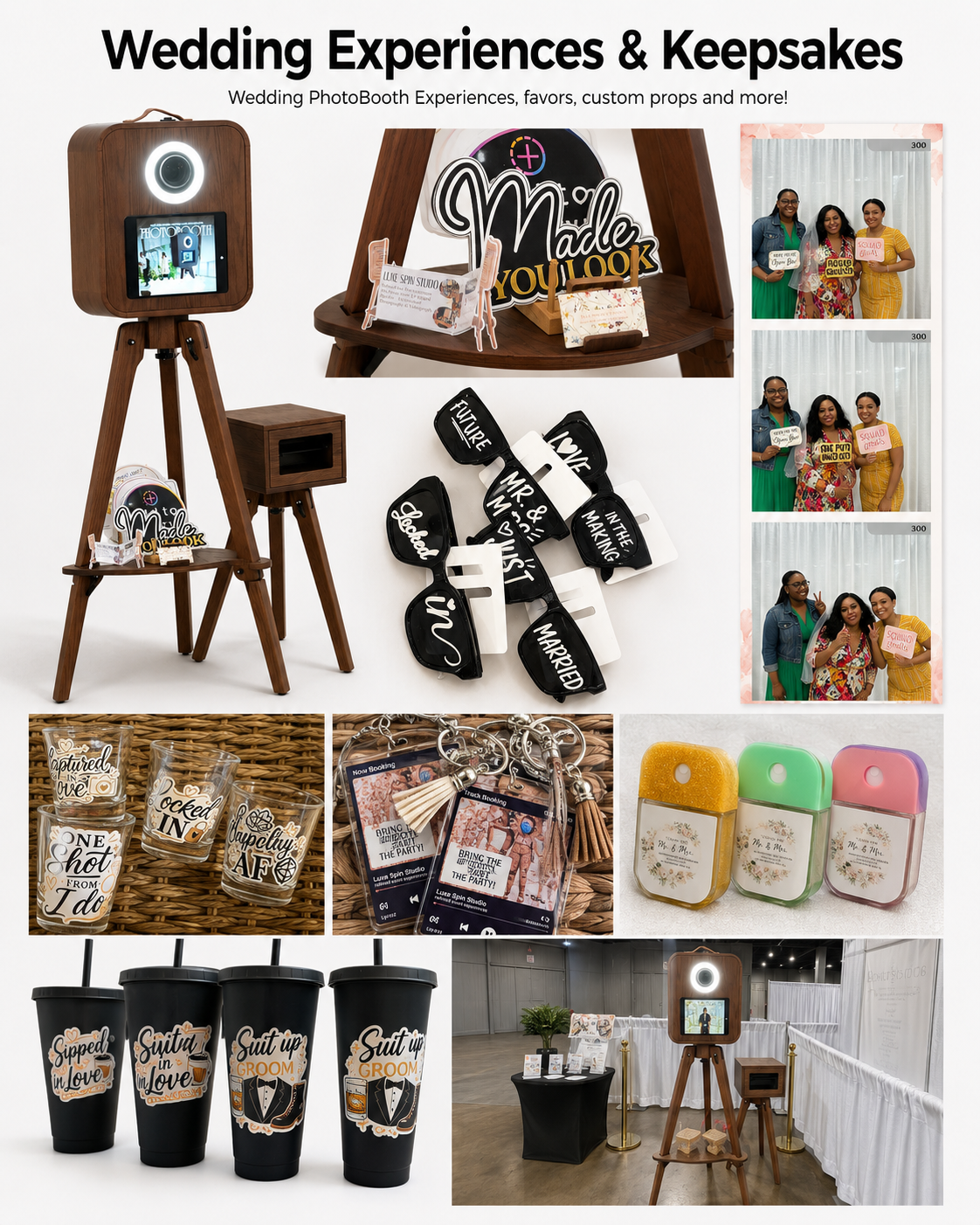 💍 Wedding Experiences & Keepsakes