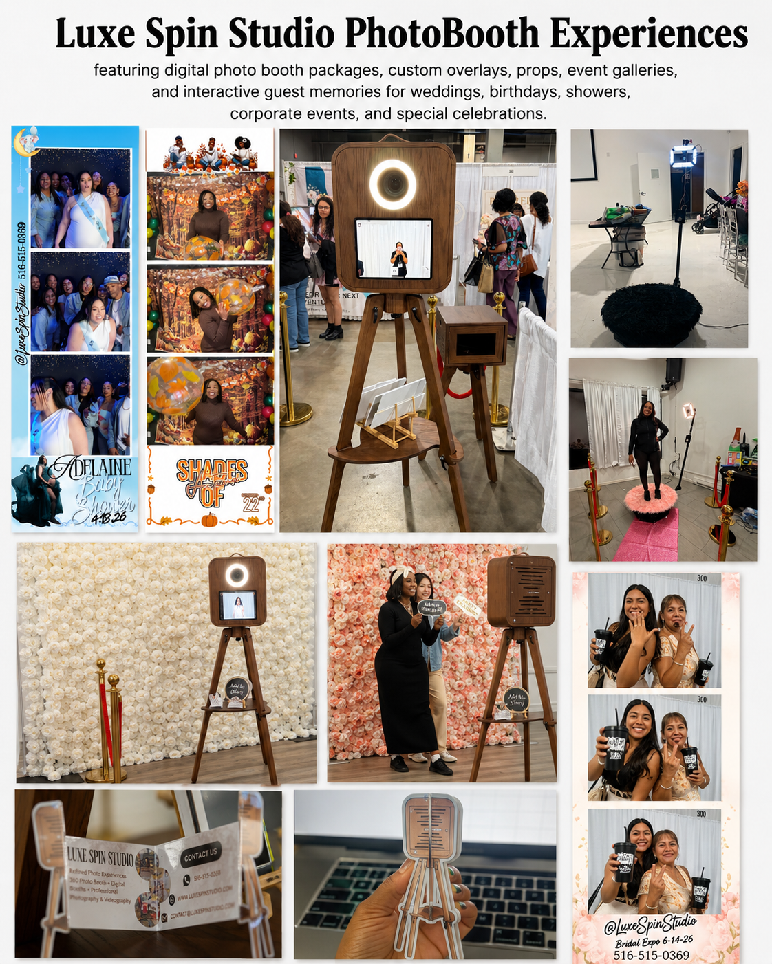 Luxe Spin Studio PhotoBooth Experiences
