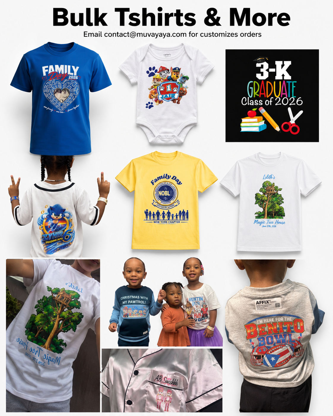 Bulk Tshirts & More