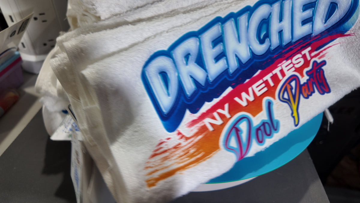 Custom Logo Washcloths | Personalized Gym Towels | Run Club, Fitness, Spa & Event Favors