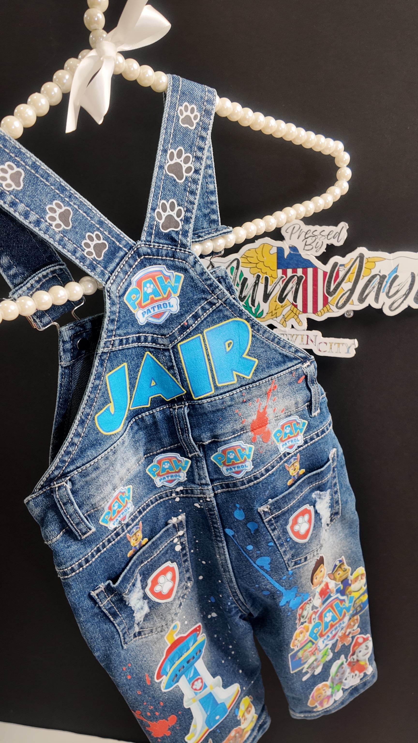 Custom overalls for kids