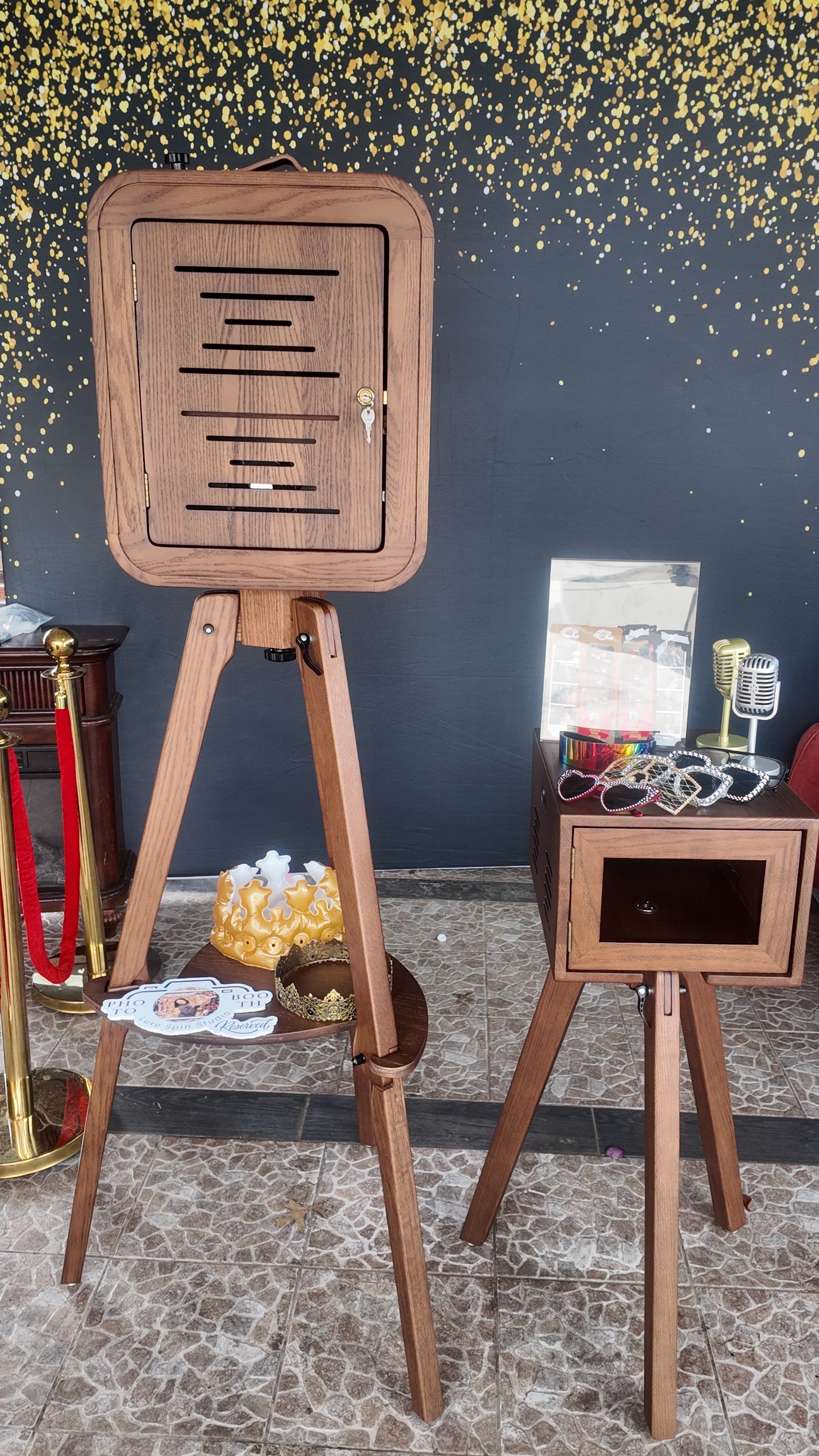 Wooden Photo Booth Rental