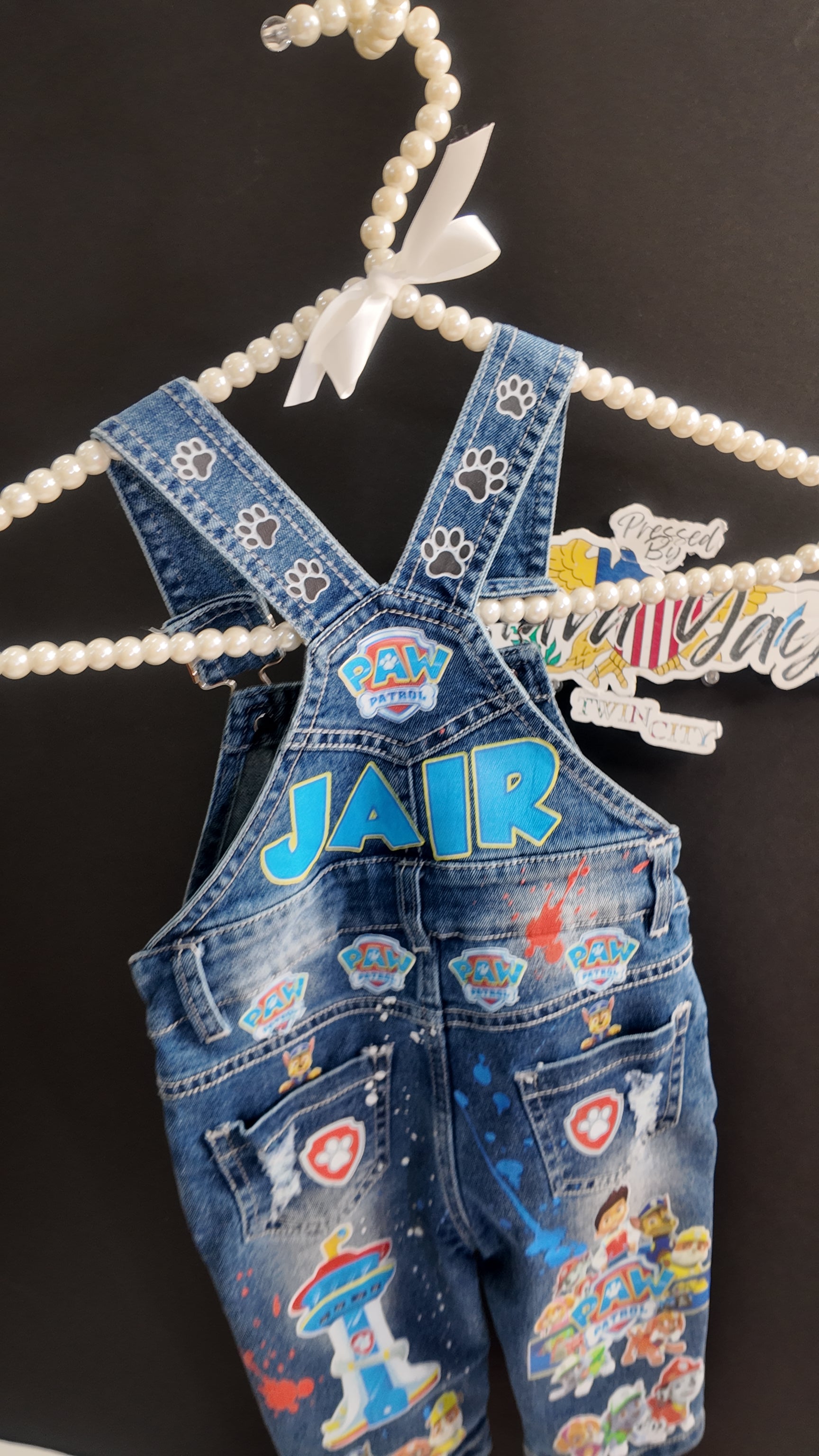 Custom overalls for kids