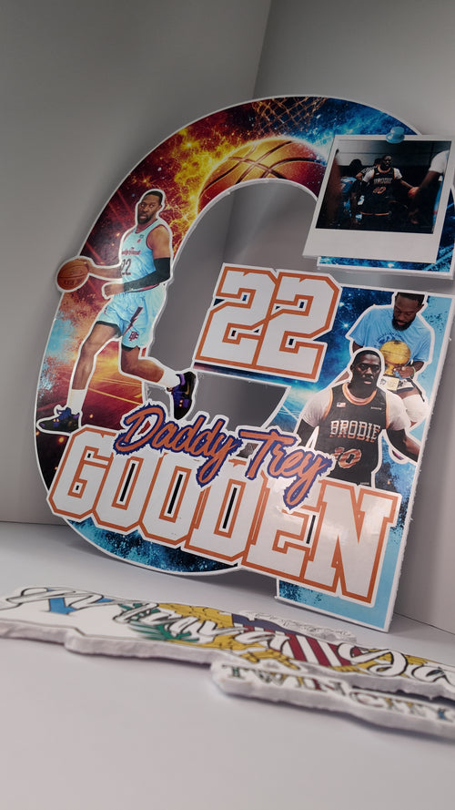 Basketball Sports Fan TEMPLATE (Editable Canva Templates)