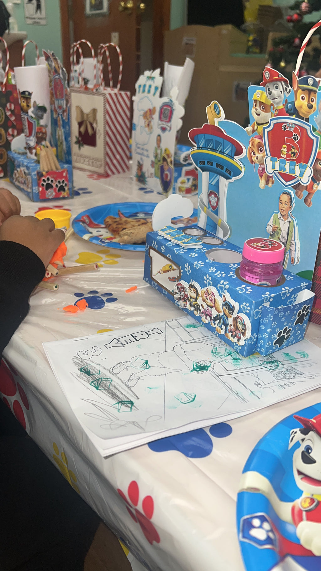 PAWPATROL Chase Activity Box DOWNLOADABLE CAMEO SILHOUETTE Template