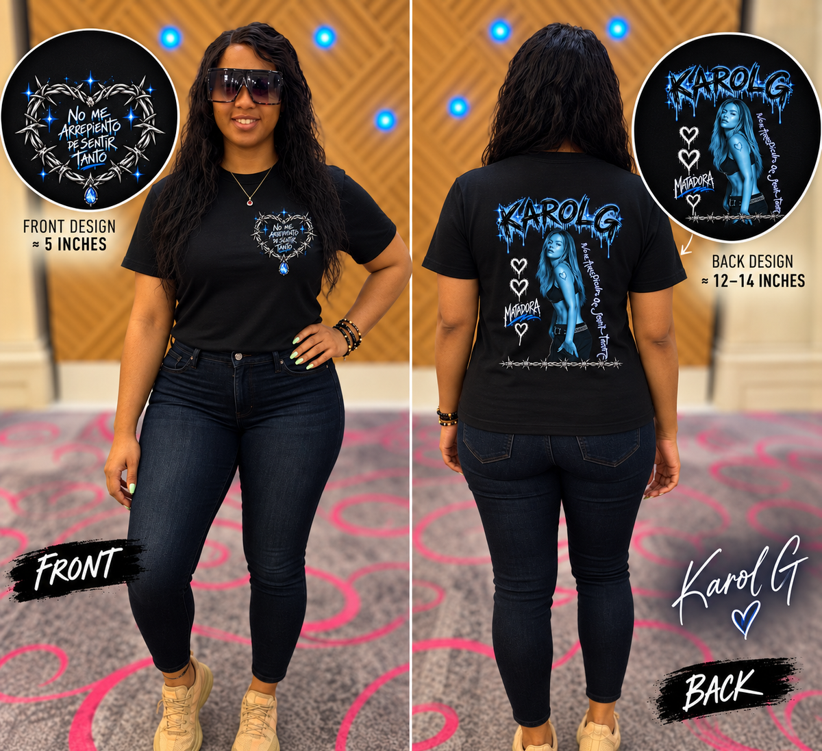 Custom T-Shirt | Small Orders 1–4 Shirts | Front Print