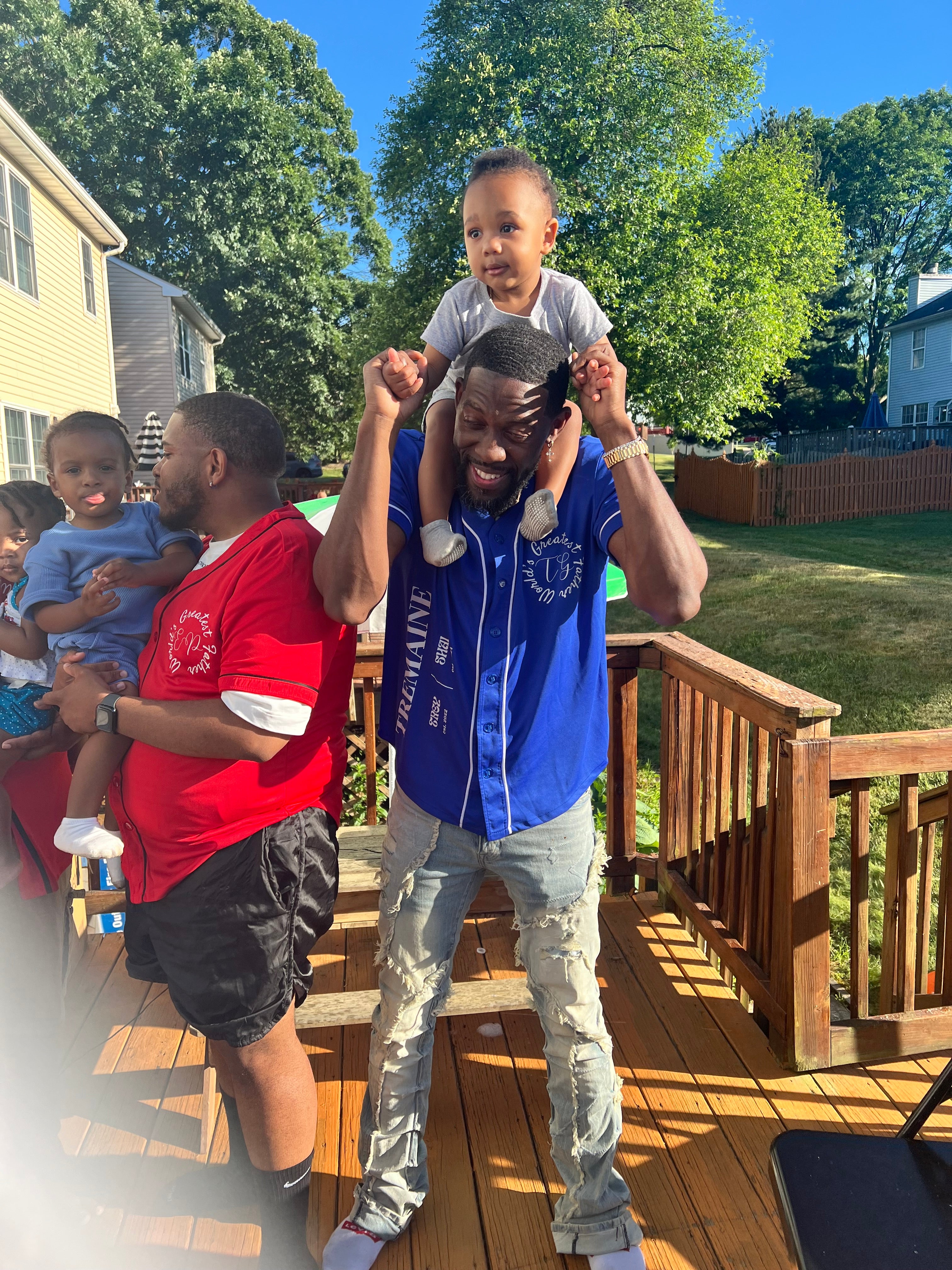 Worlds Greatest Father Custom Jersey - Personalized Family Gift