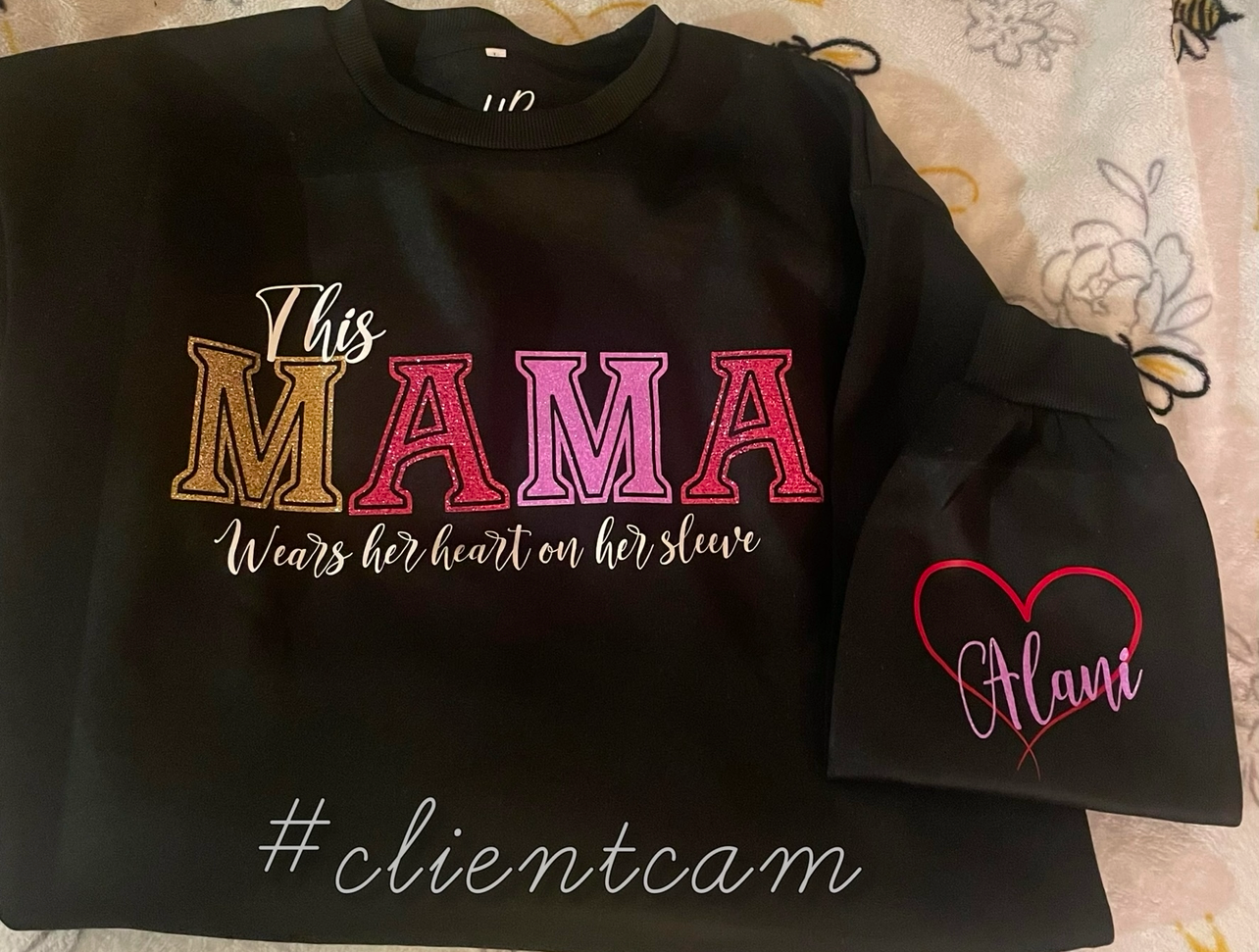 Custom Apparel Personalization Packages HTV ( Heat Transfer Vinyl) Packages pajamas; sweater; tshirt; pants;