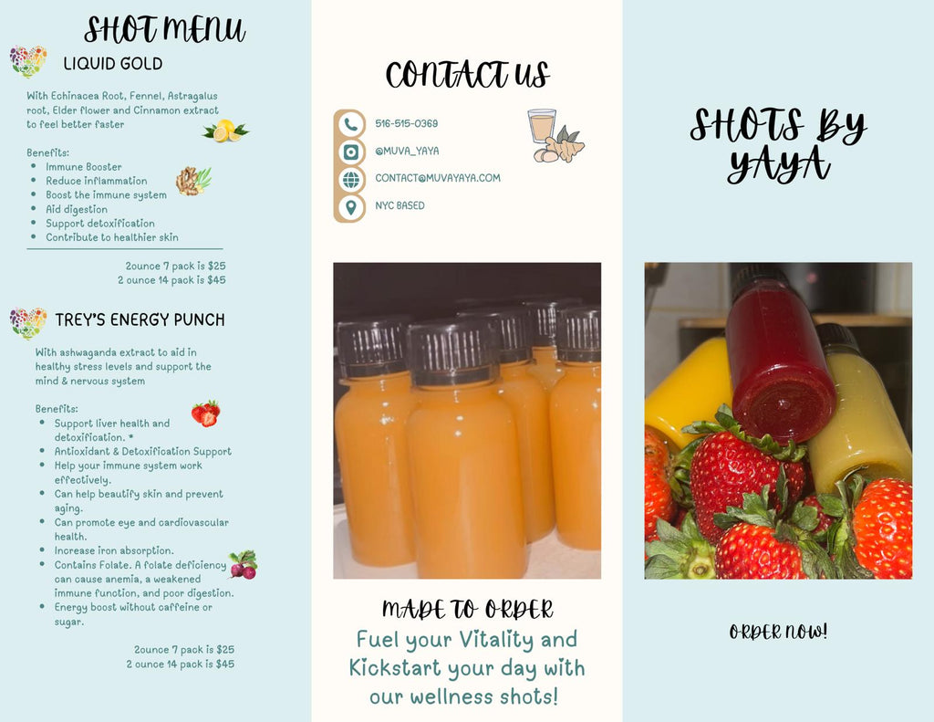 Wellness Shots 2 oz (LOCAL DELIVERY & DROP OFF ONLY)