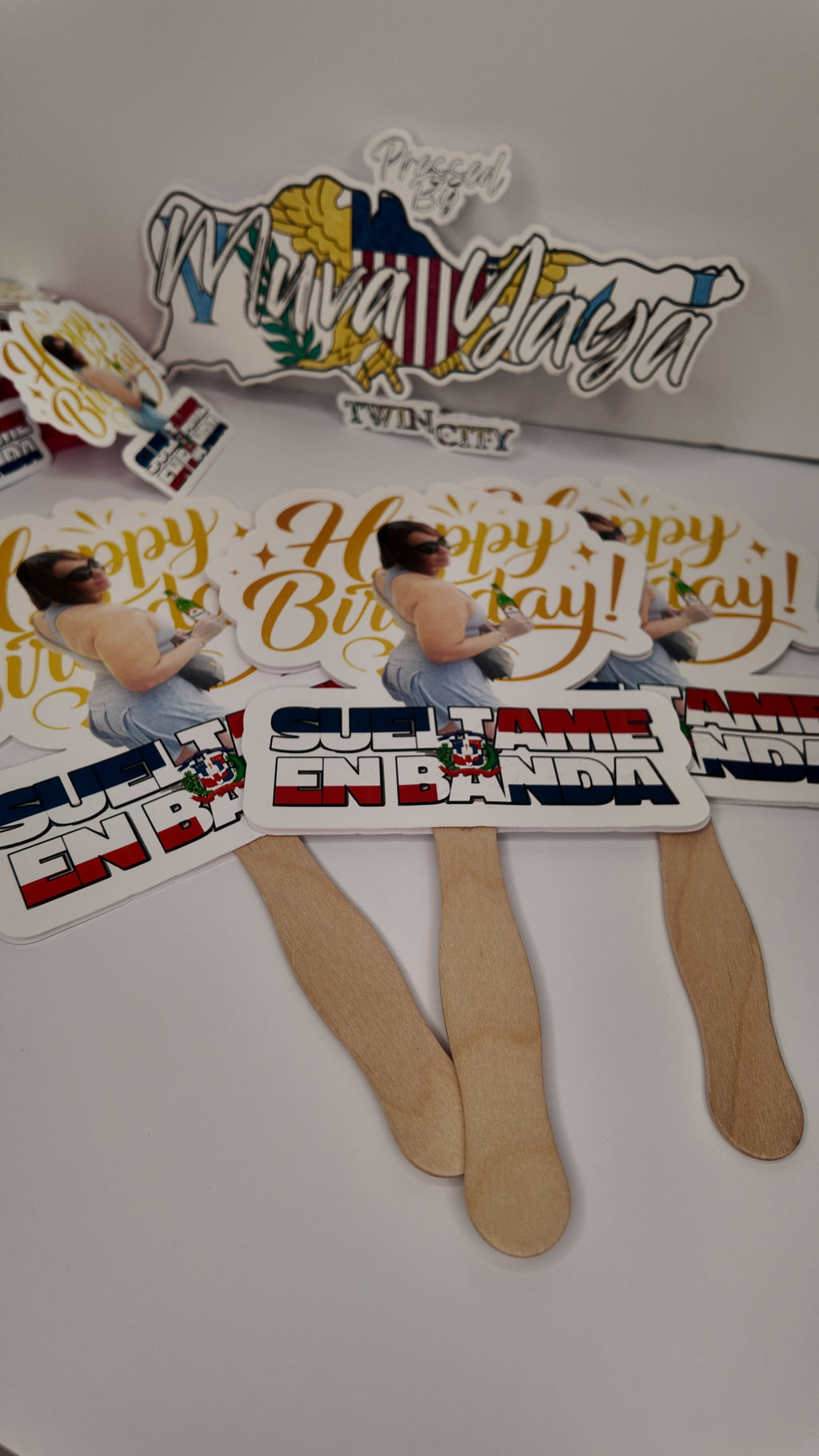Custom Party Fans | Personalized Photo & Theme Hand Fans