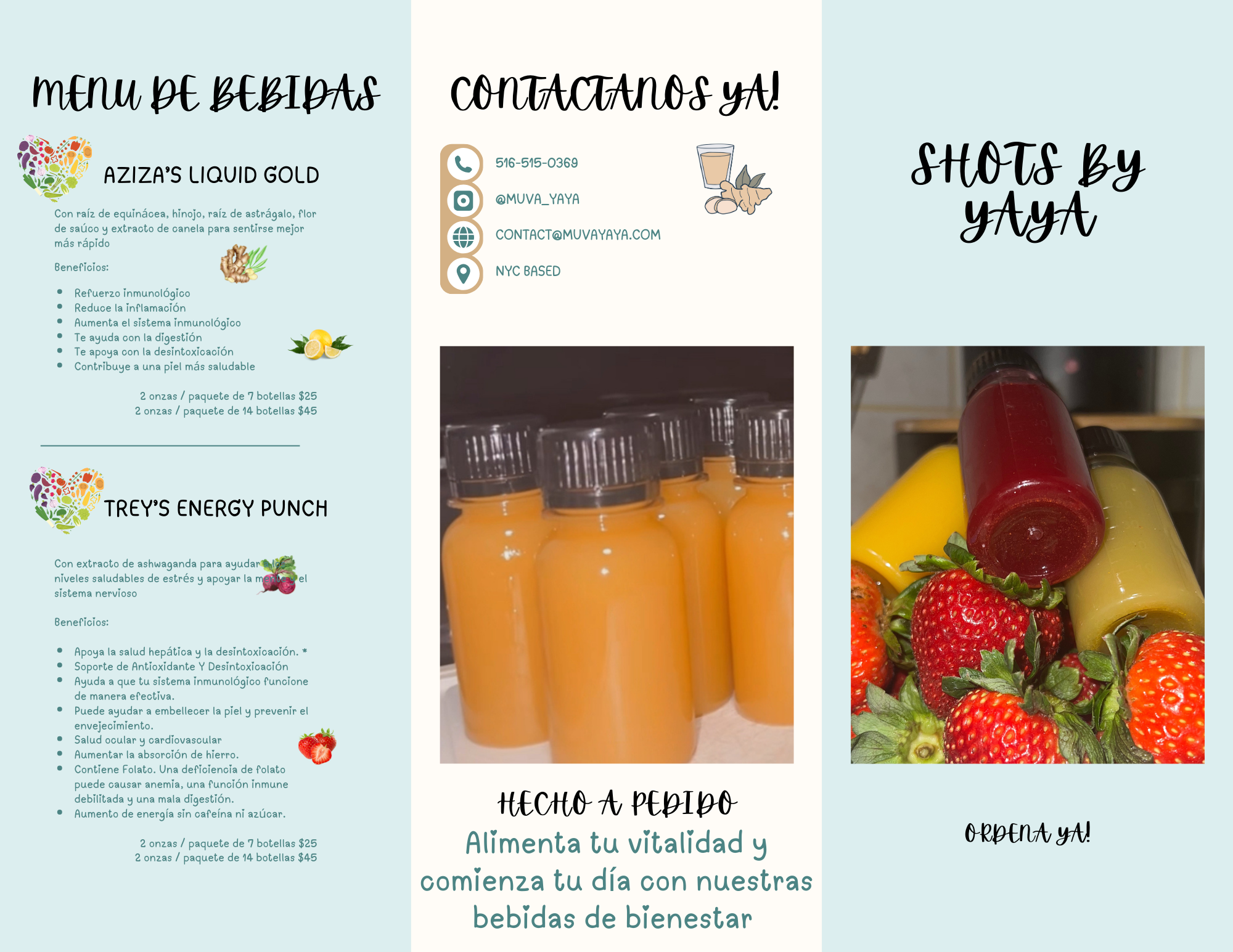 Wellness Shots 2 oz (LOCAL DELIVERY & DROP OFF ONLY)