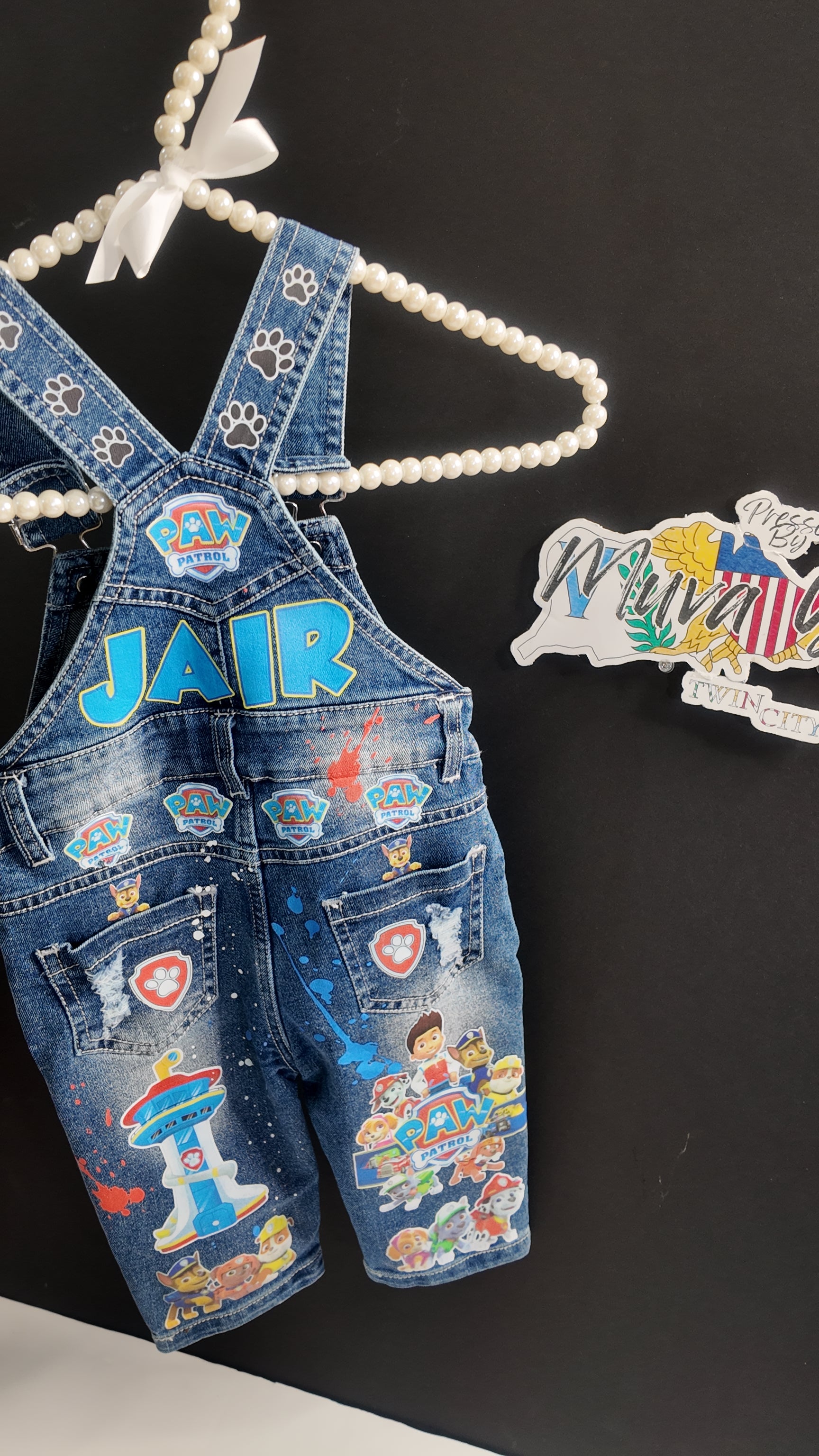 Custom overalls for kids
