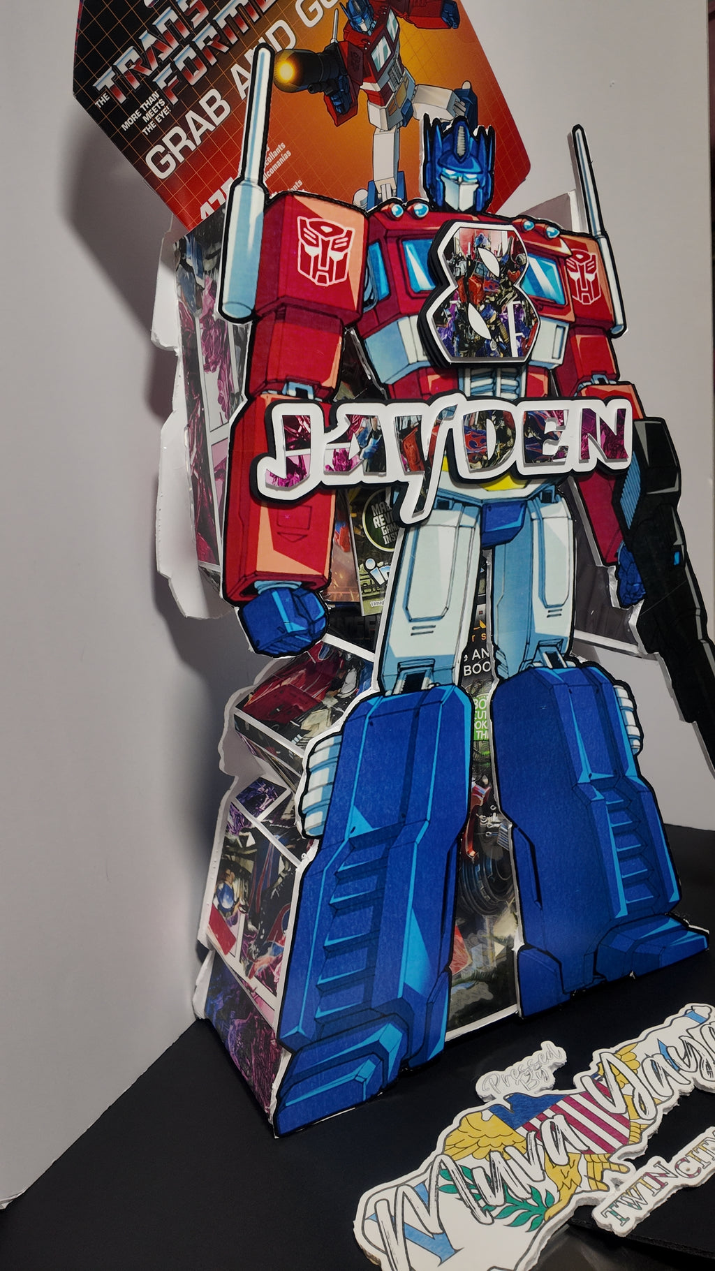 Transformers Custom Character Gift Box (Personalized – Multiple Sizes Available)