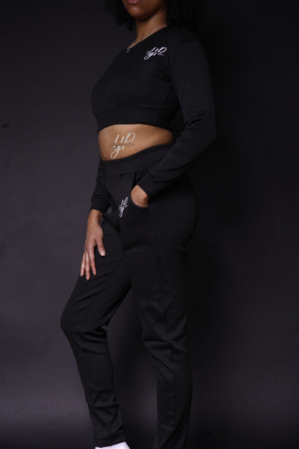Aziza | Cropped Lounge Set TWO PIECE SET