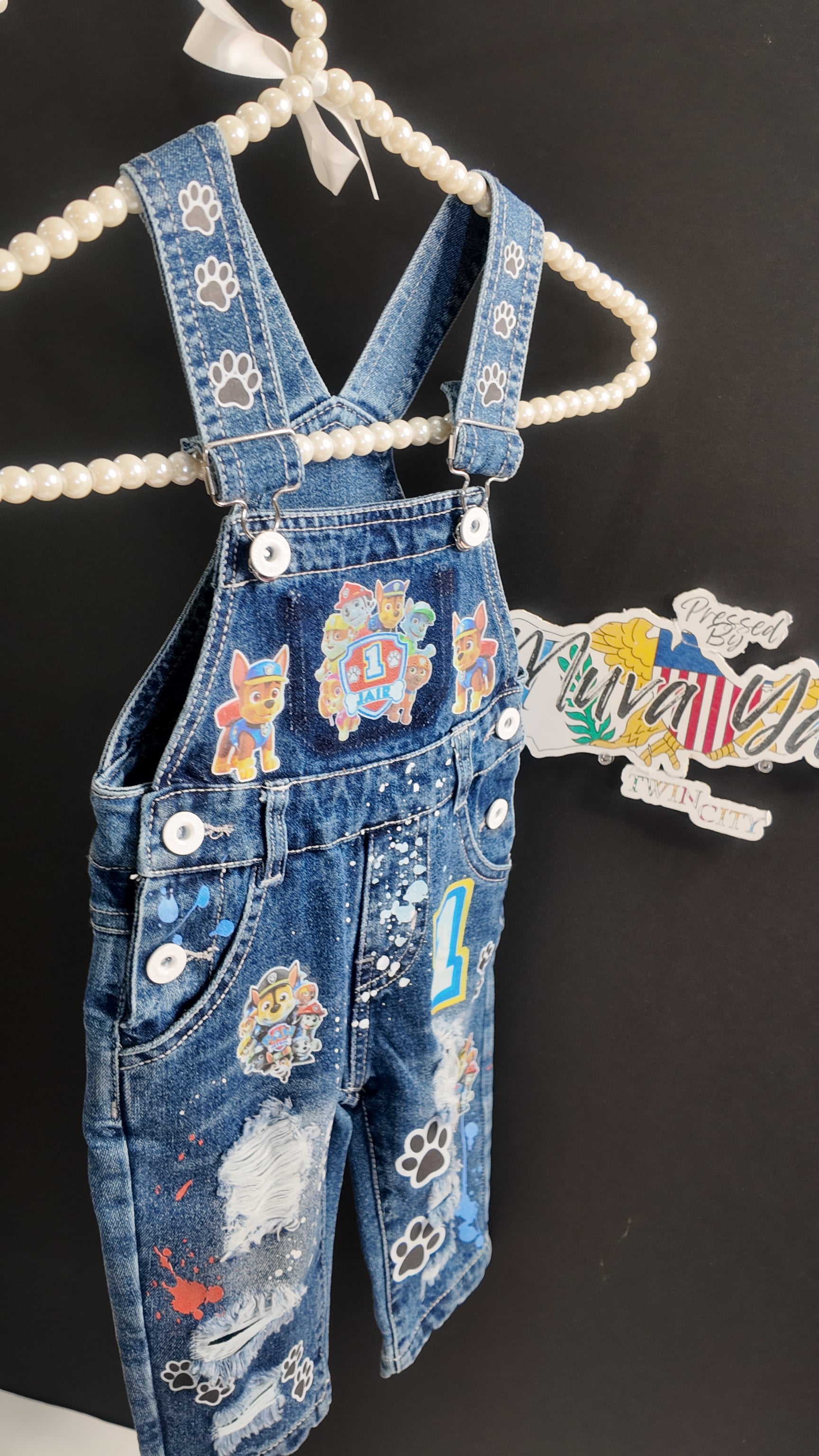 Custom overalls for kids