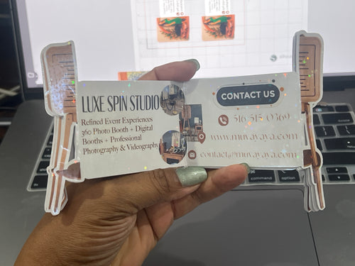 3D Layered Business Cards | Custom Cardstock Designs