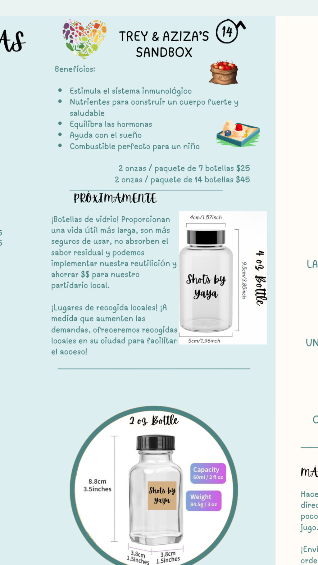 Wellness Shots 2 oz (LOCAL DELIVERY & DROP OFF ONLY)