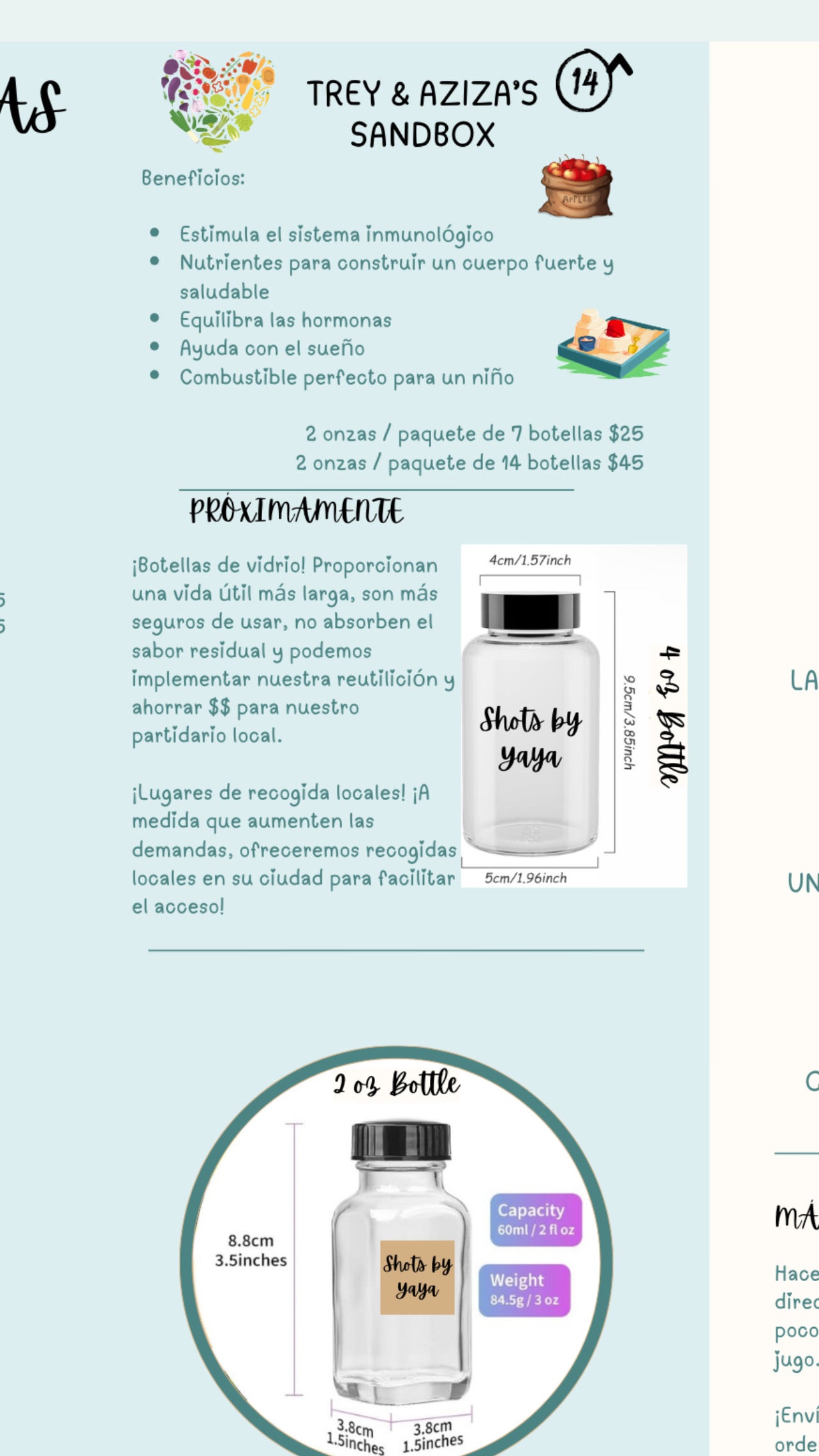 Wellness Shots 2 oz (LOCAL DELIVERY & DROP OFF ONLY)