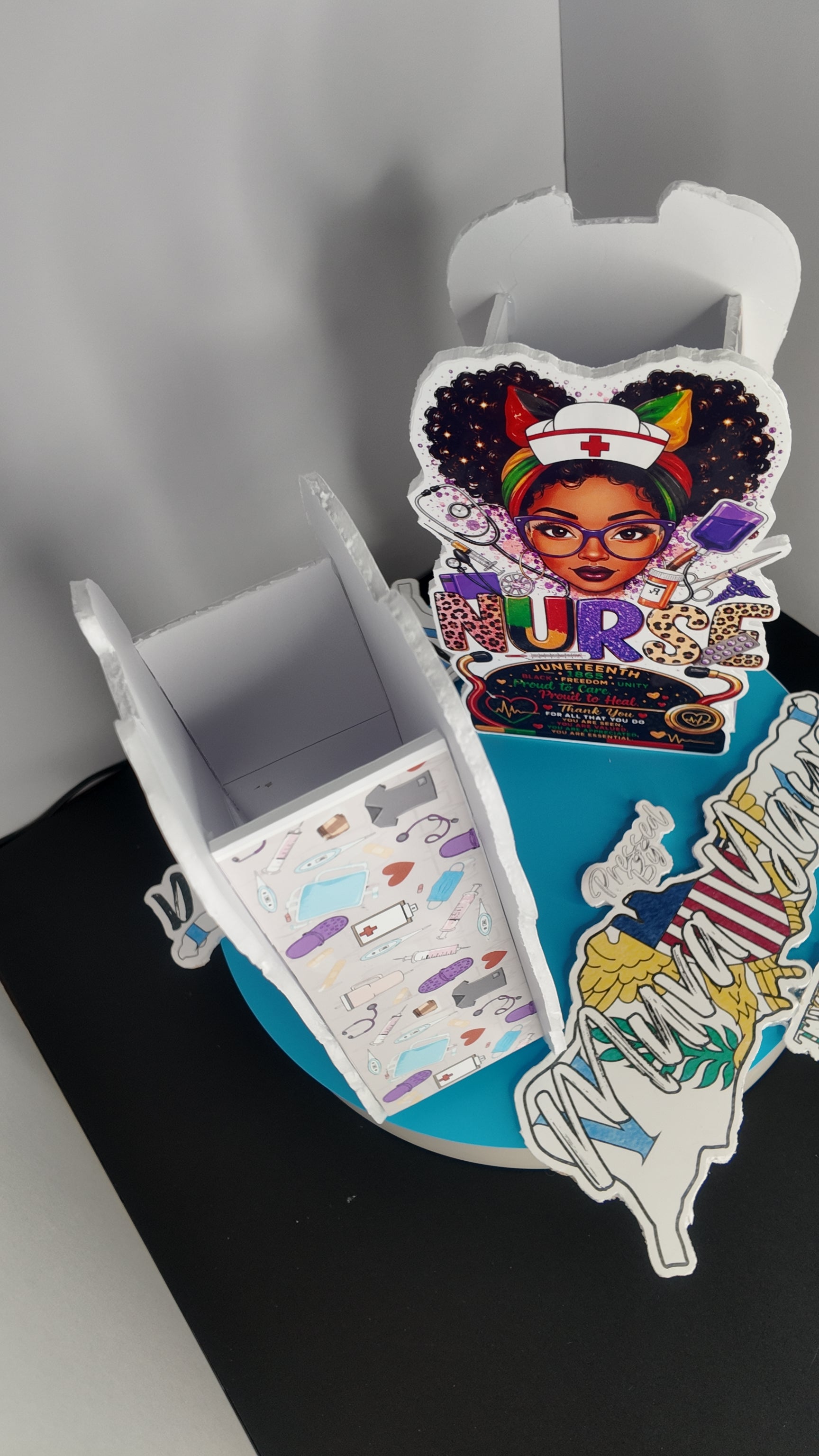 Nurse Appreciation Gift Box | Custom Nurse Week Keepsake Box | Personalized Nurse Gift