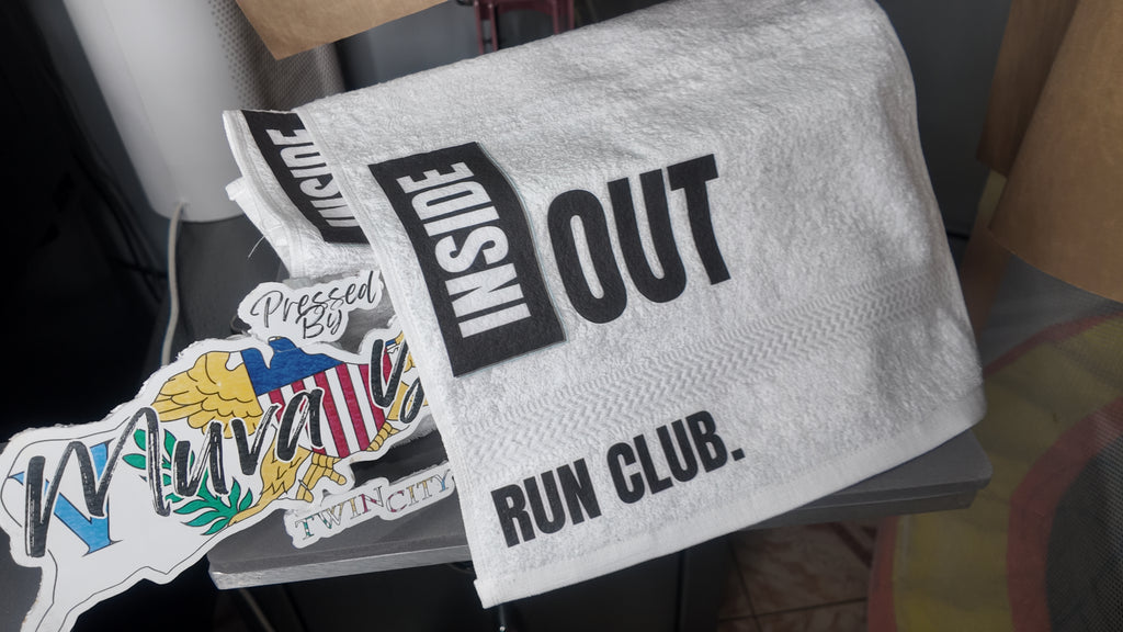 Custom Logo Washcloths | Personalized Gym Towels | Run Club, Fitness, Spa & Event Favors