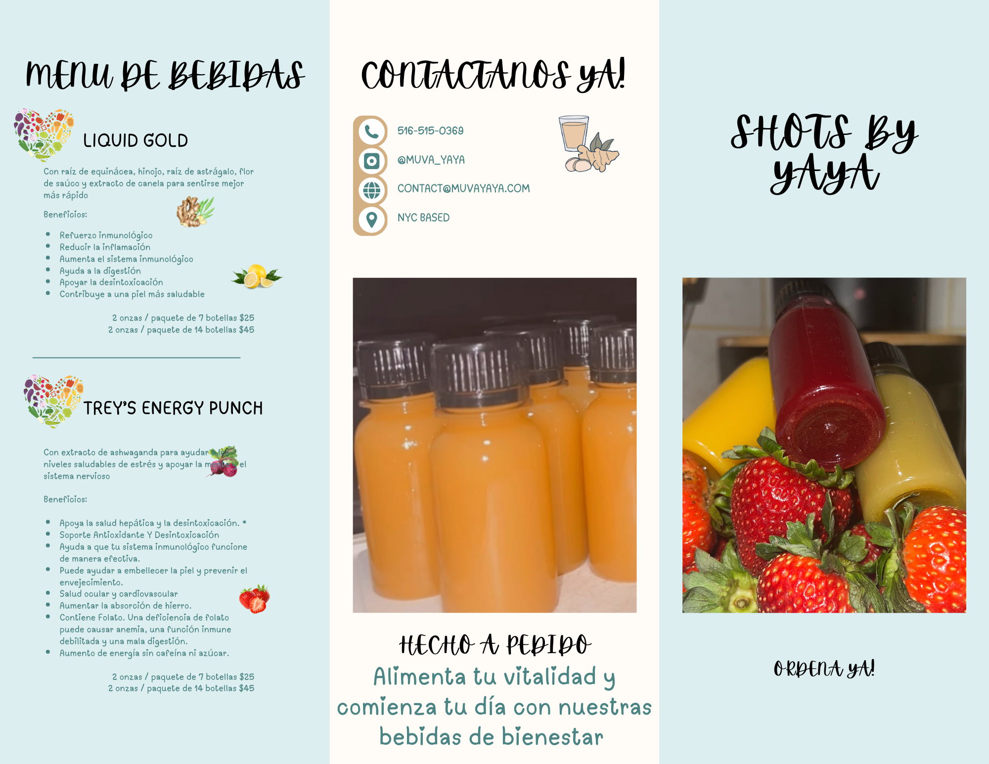 Wellness Shots 2 oz (LOCAL DELIVERY & DROP OFF ONLY)