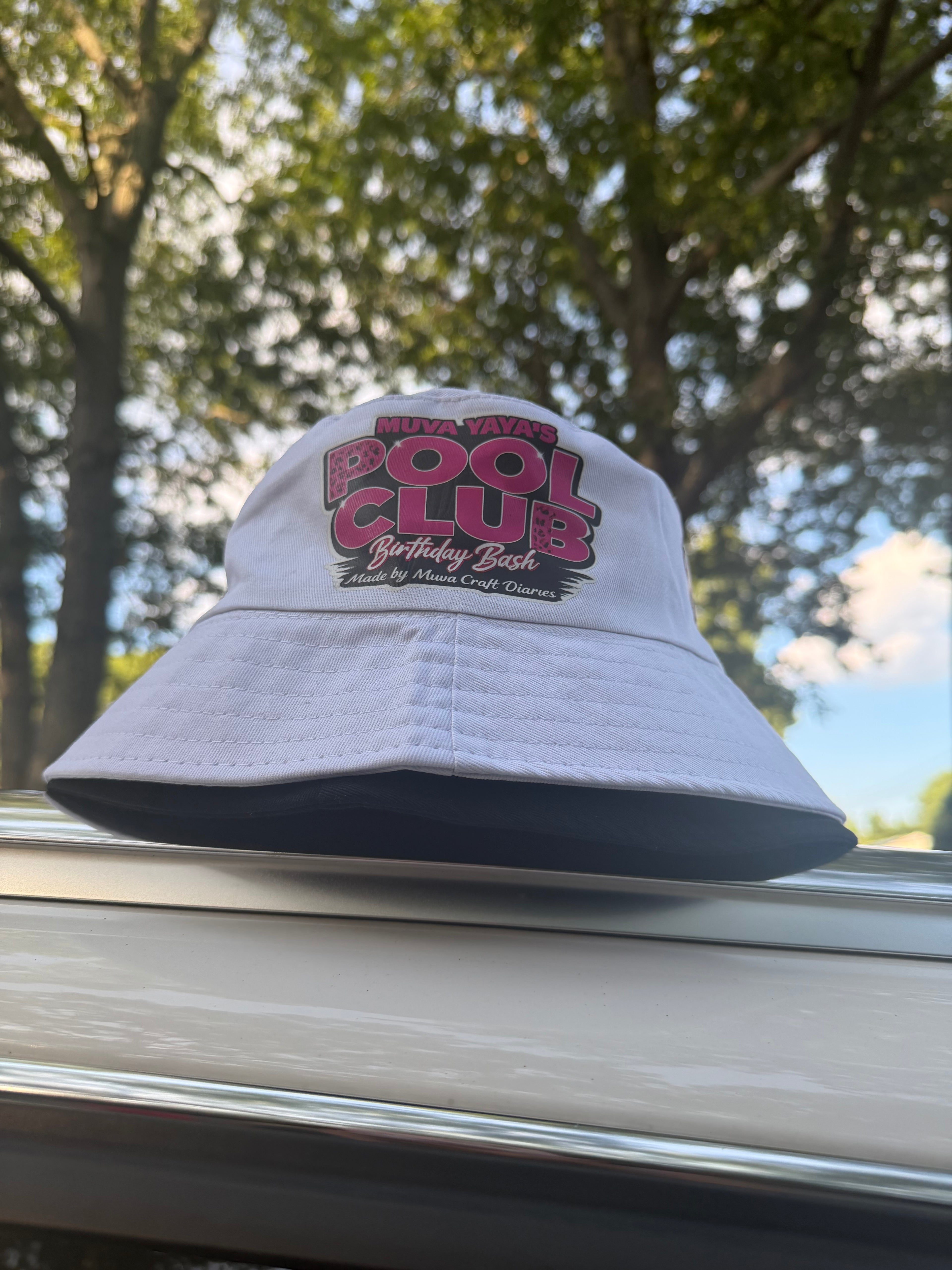 Custom Birthday Bucket Hats | Personalized Party Favor Hats