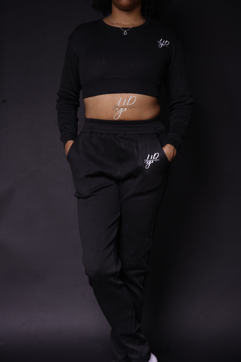Aziza | Cropped Lounge Set TWO PIECE SET