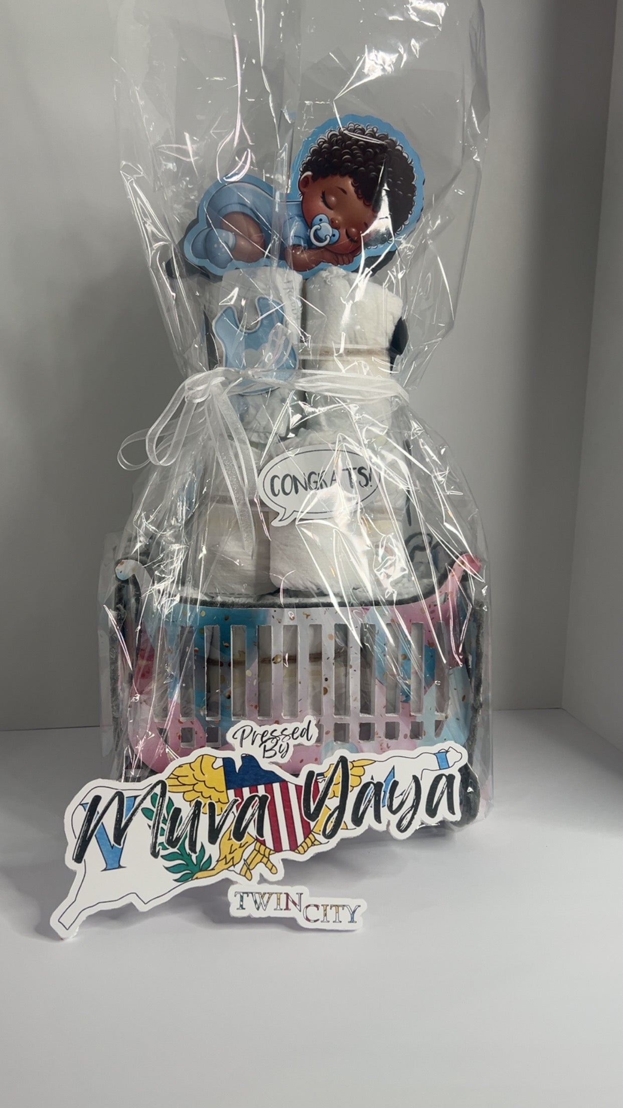 Diaper Crib Gift Box Shower Gift Set