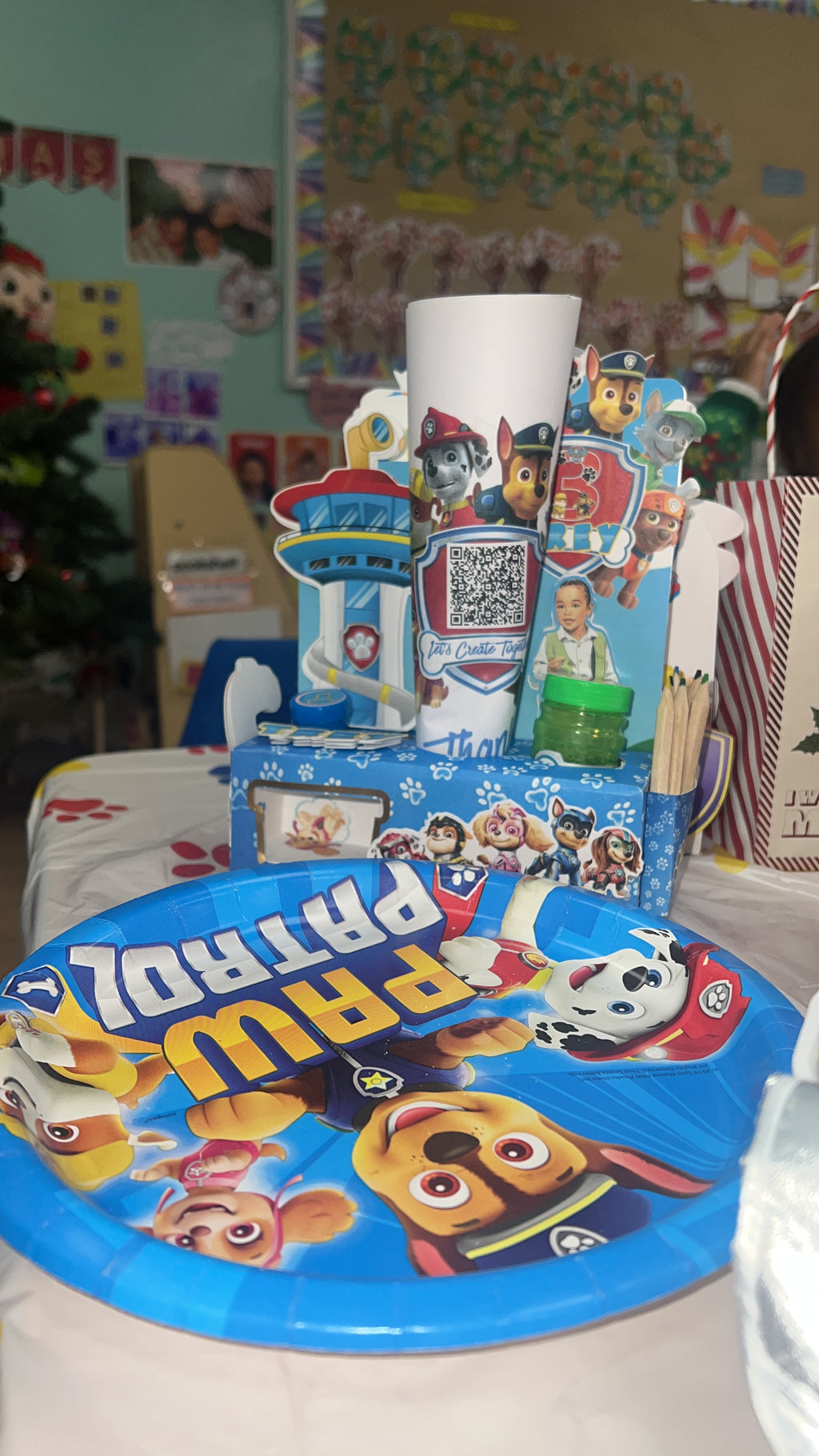 PAWPATROL Chase Activity Box DOWNLOADABLE CAMEO SILHOUETTE Template