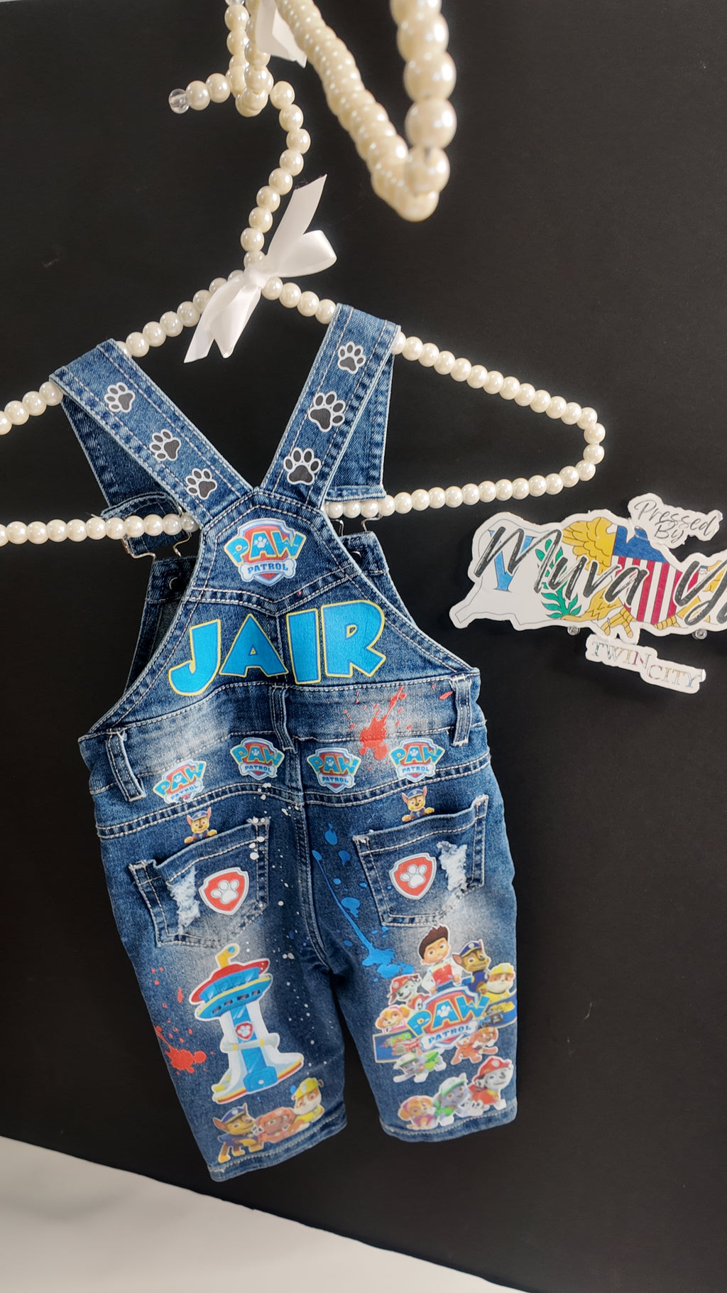 Custom overalls for kids