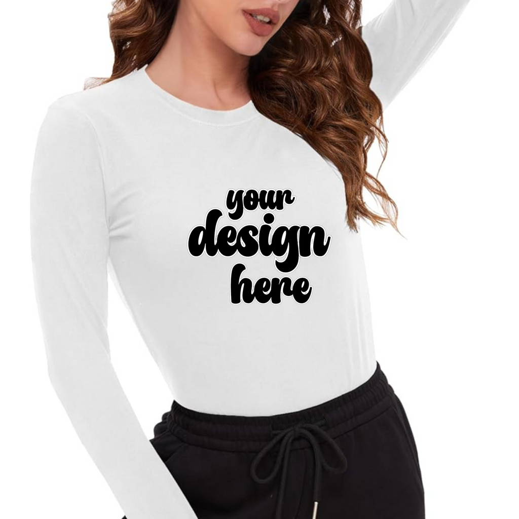 Custom Long Sleeve Custom Tshirt (Women)