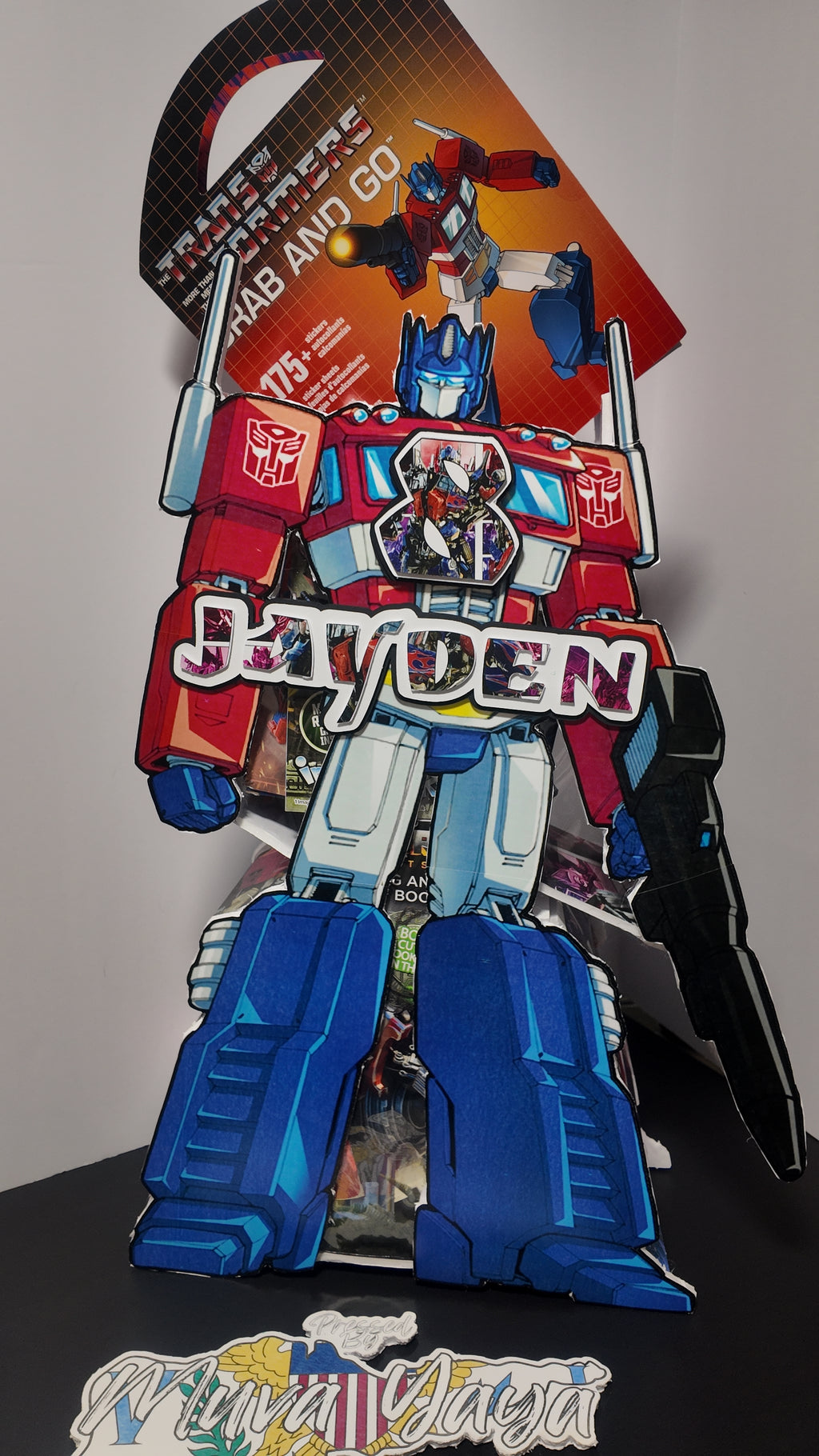Transformers Custom Character Gift Box (Personalized – Multiple Sizes Available)