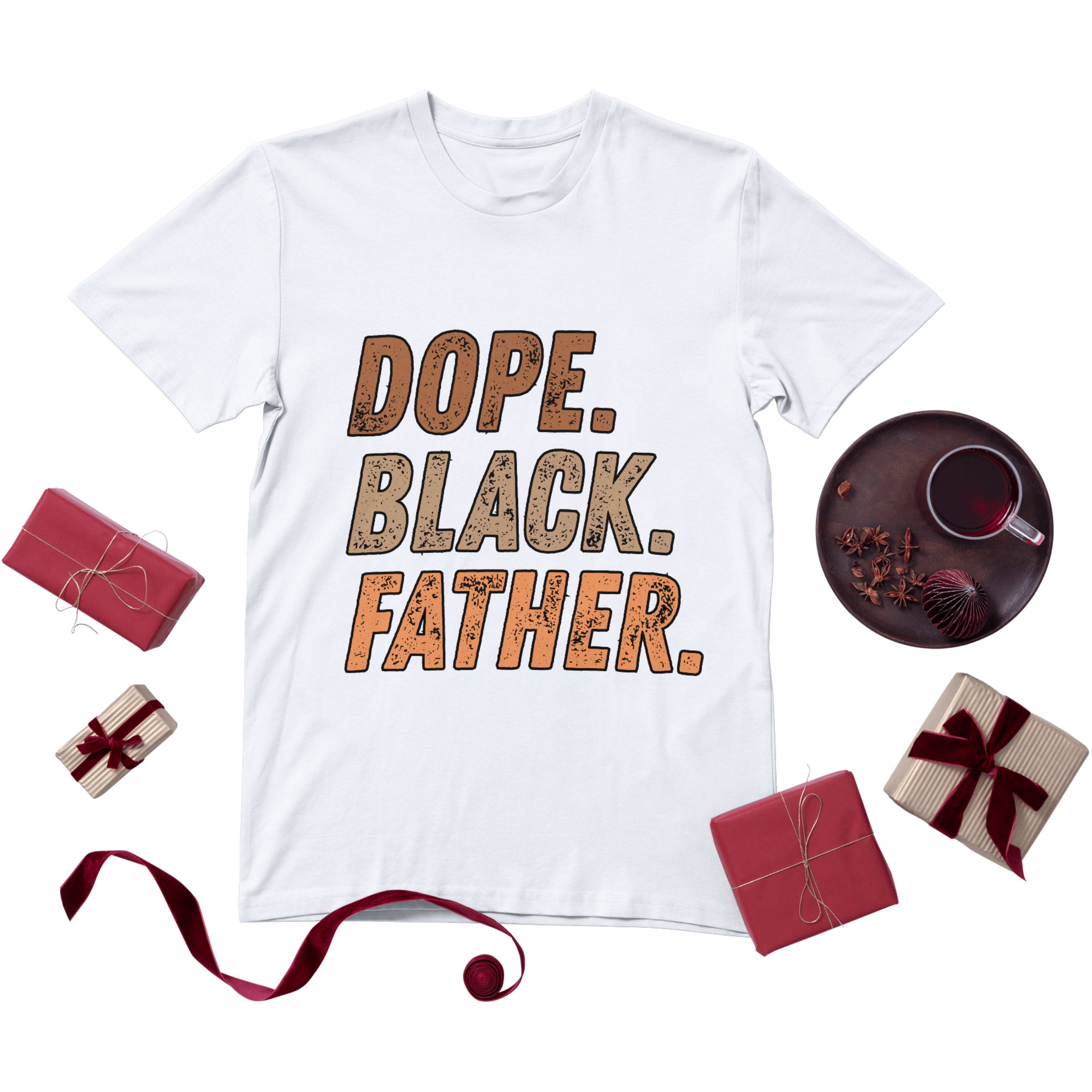 Dope Black Father Custom Tshirt