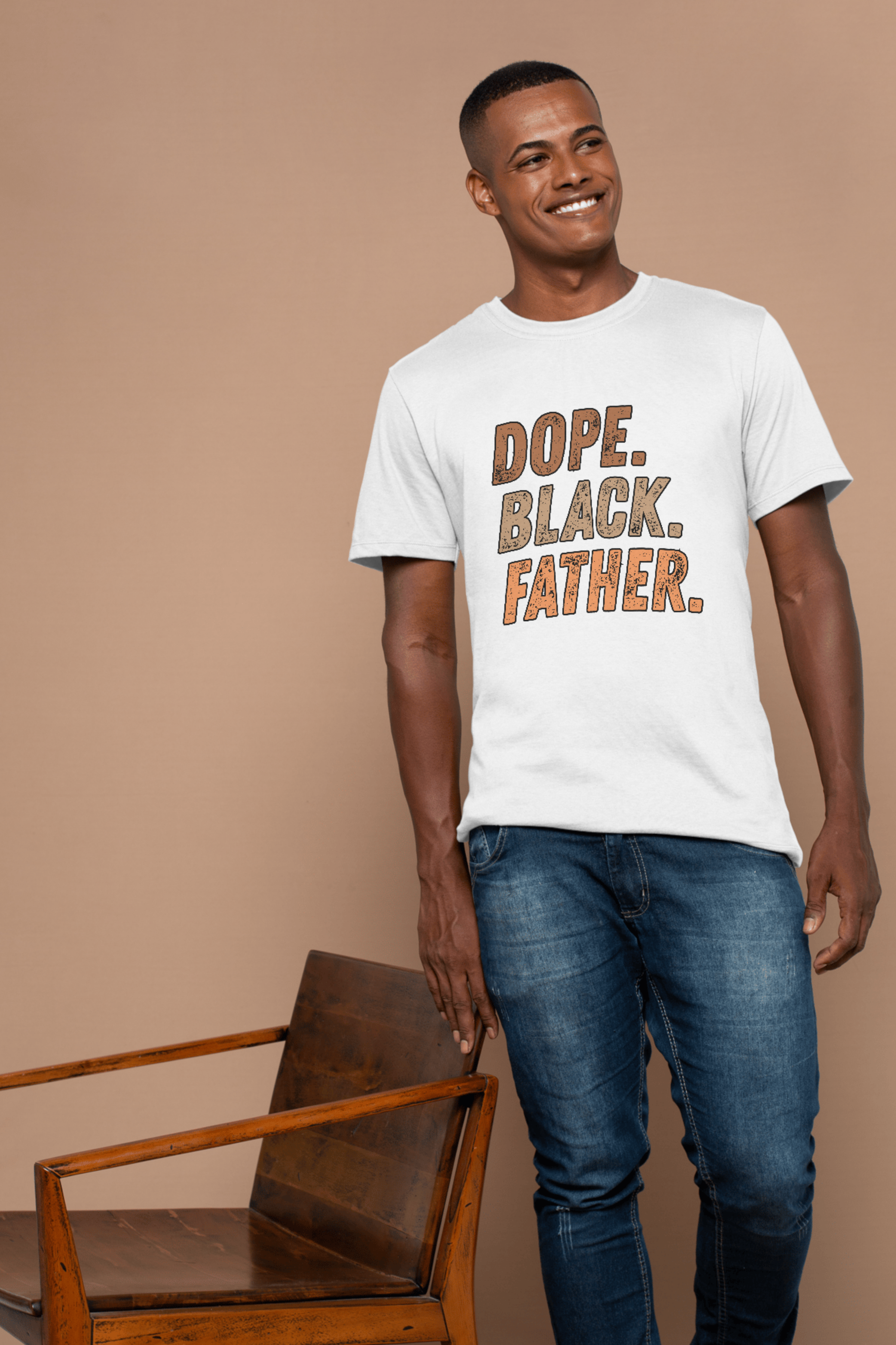 Dope Black Father Custom Tshirt