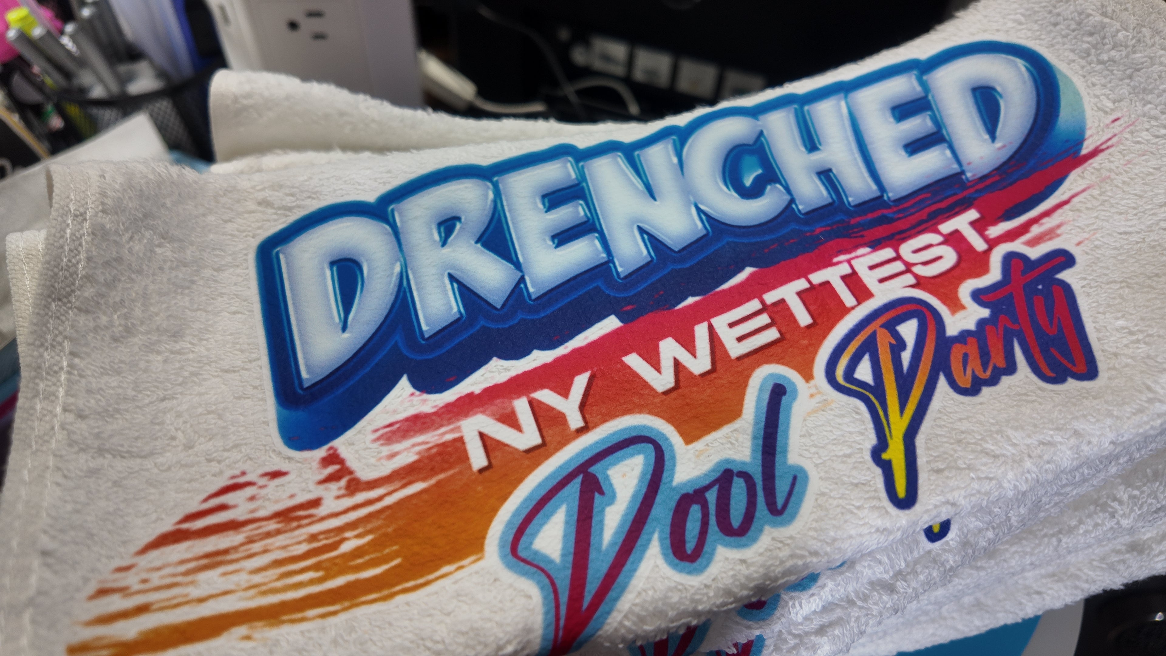 Custom Logo Washcloths | Personalized Gym Towels | Run Club, Fitness, Spa & Event Favors