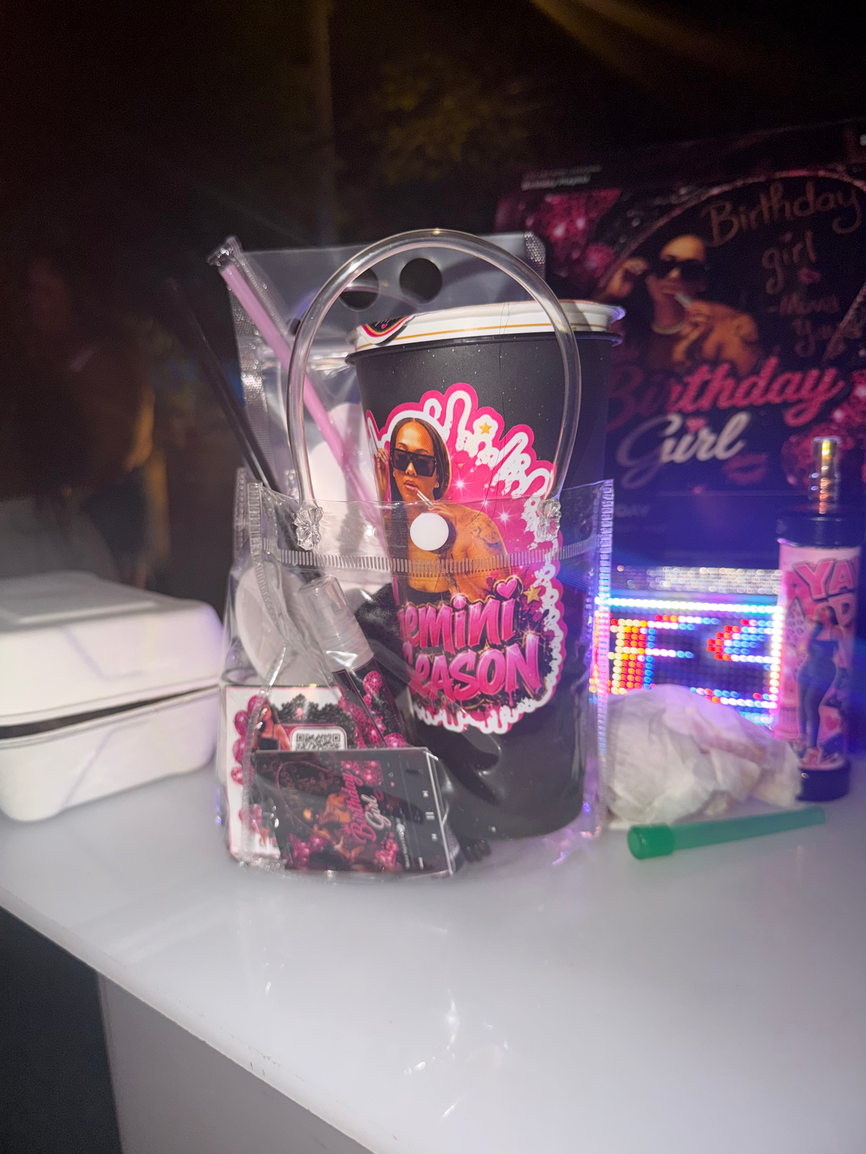 Custom Party Favor Bundle STARTER 5 PACK | Personalized Birthday Favors, Fans, Shot Glasses & Wristbands & More