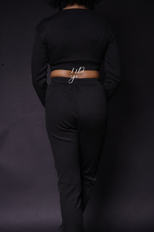 Aziza | Cropped Lounge Set TWO PIECE SET