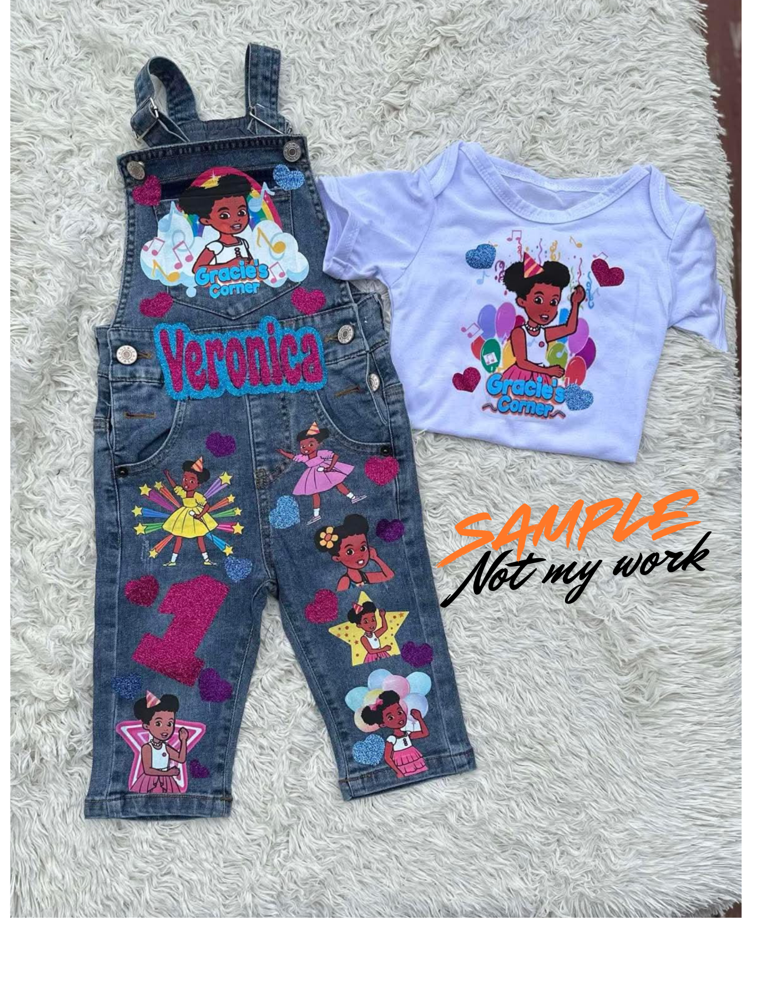 Custom overalls for kids