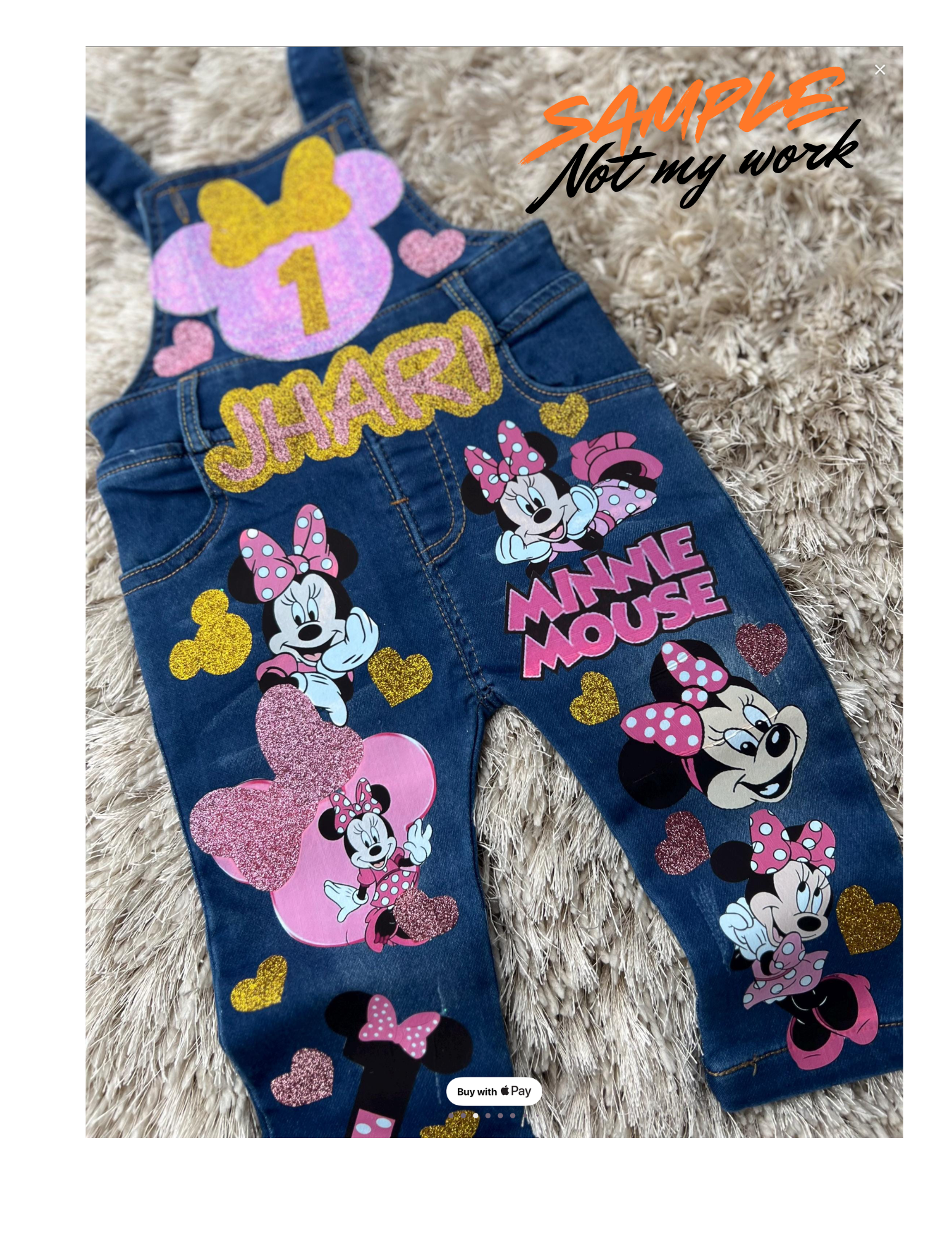 Custom overalls for kids