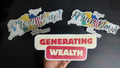 Generating Wealth PhotoBooth Props DOWNLOADABLE CAMEO SILHOUETTE Template