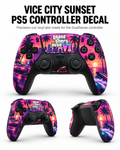 Vice City Sunset PS5 Controller Decal