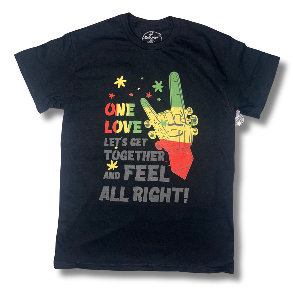 Custom Jamaican Tshirt one love
