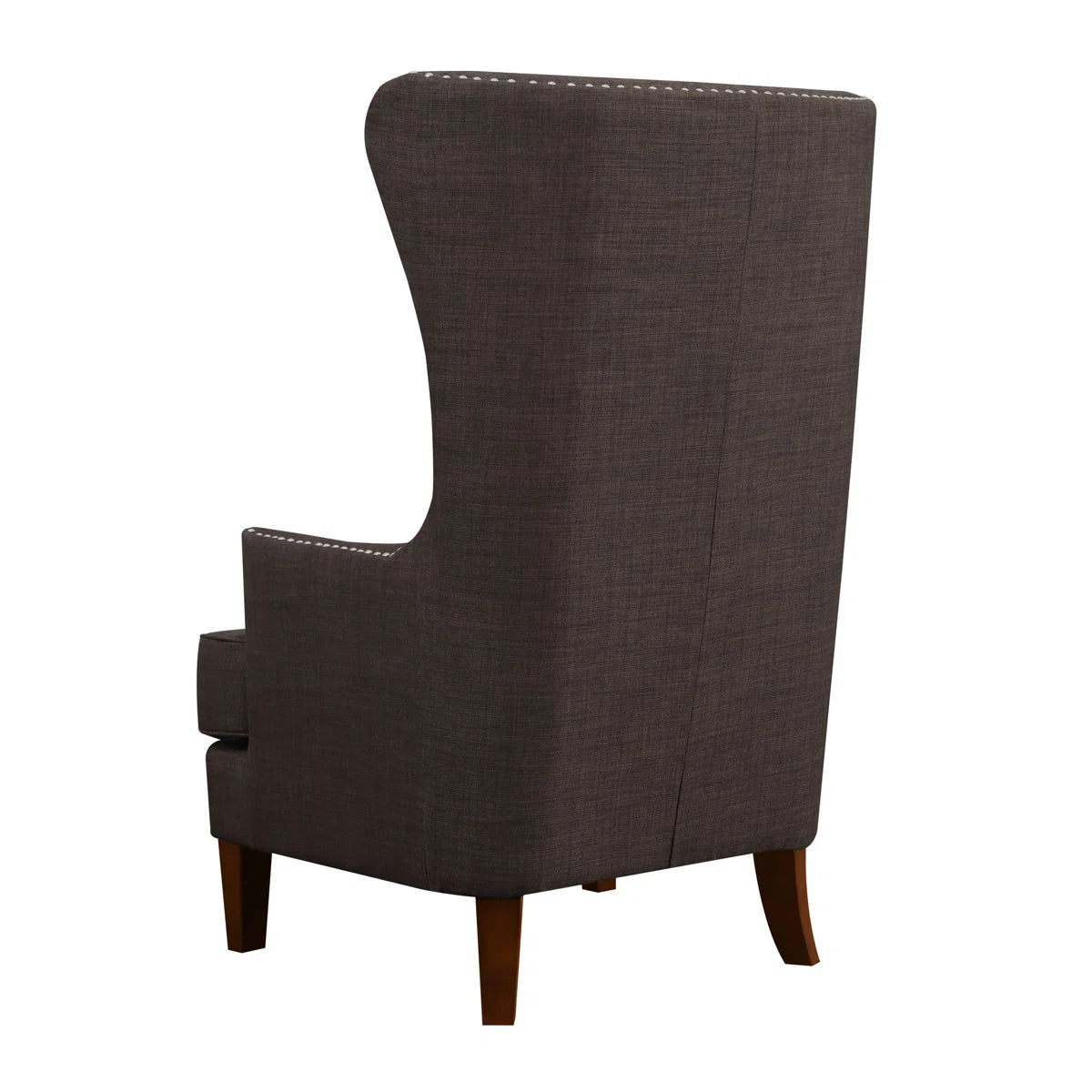 High Wing Back Accent Chair with Chrome Nails Rental