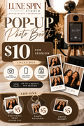 Luxe Spin Studio Pop-Up Photo Booth