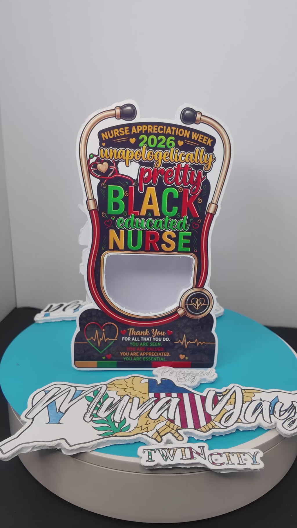 Nurse Appreciation Gift Box | Custom Nurse Week Keepsake Box | Personalized Nurse Gift
