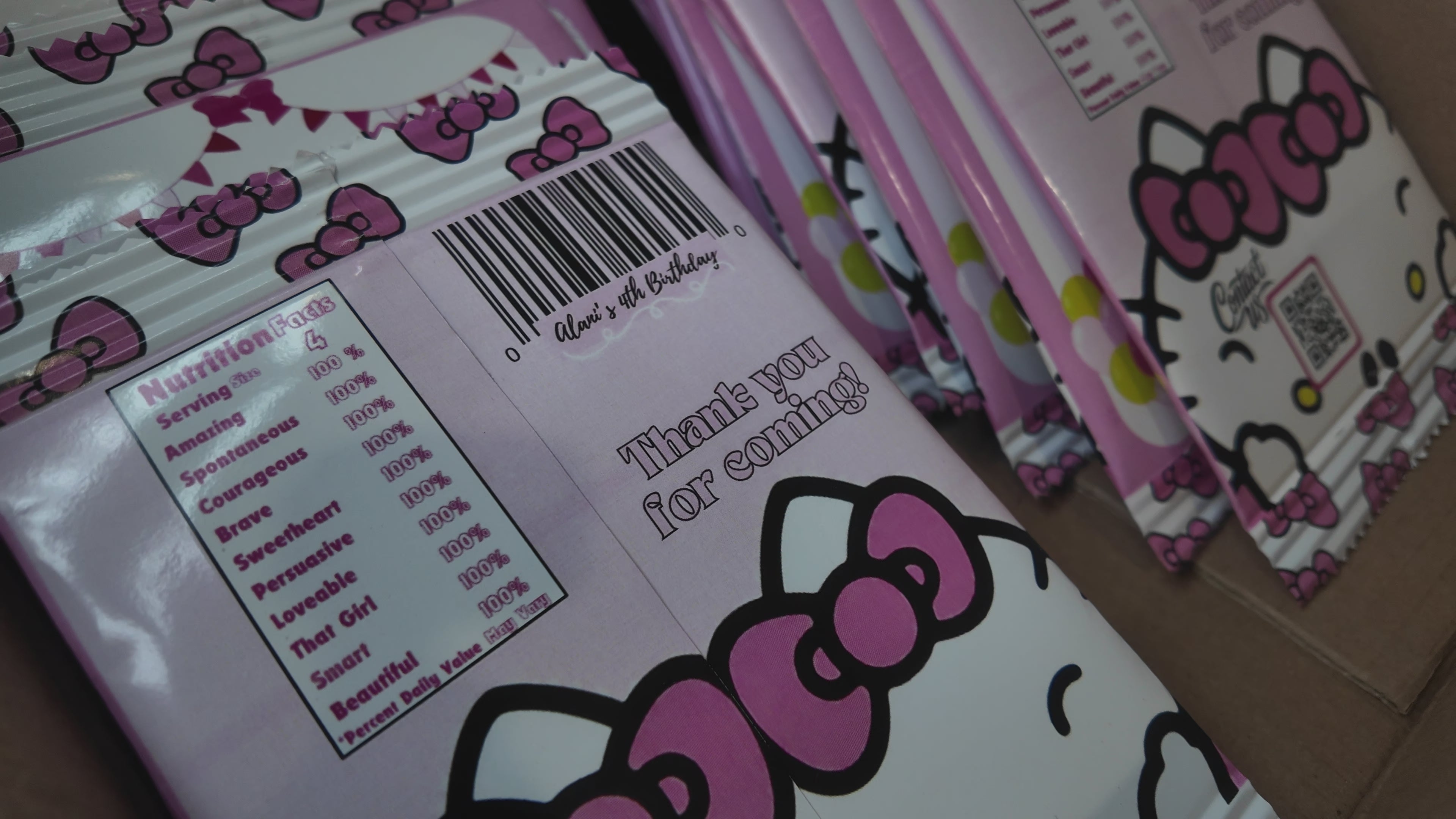 Custom Chip Bags Party Favors