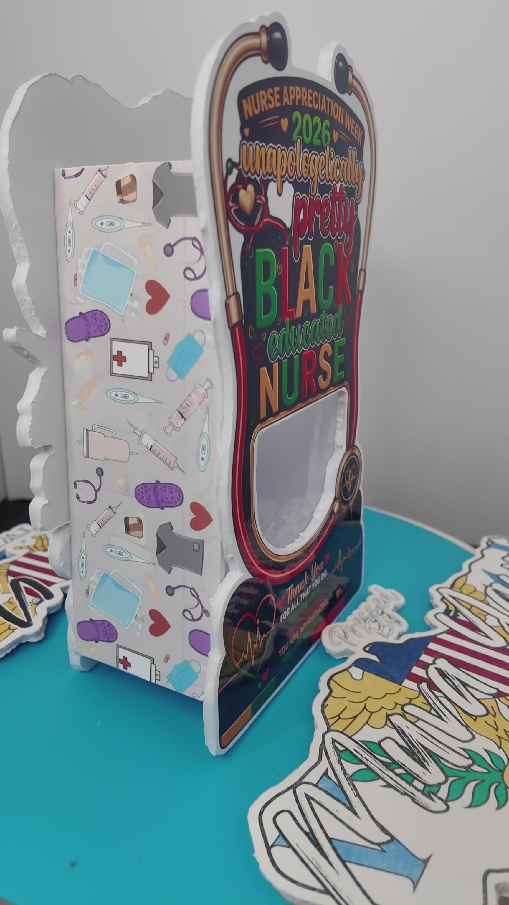Nurse Appreciation Gift Box | Custom Nurse Week Keepsake Box | Personalized Nurse Gift