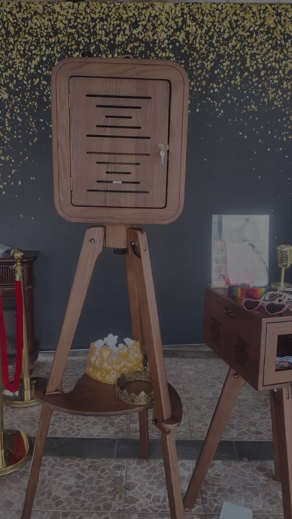 Wooden Photo Booth Rental
