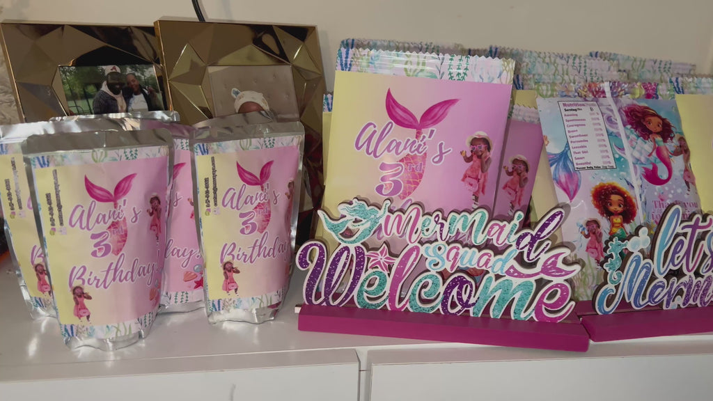 Custom Caprisun Labels Party Favors